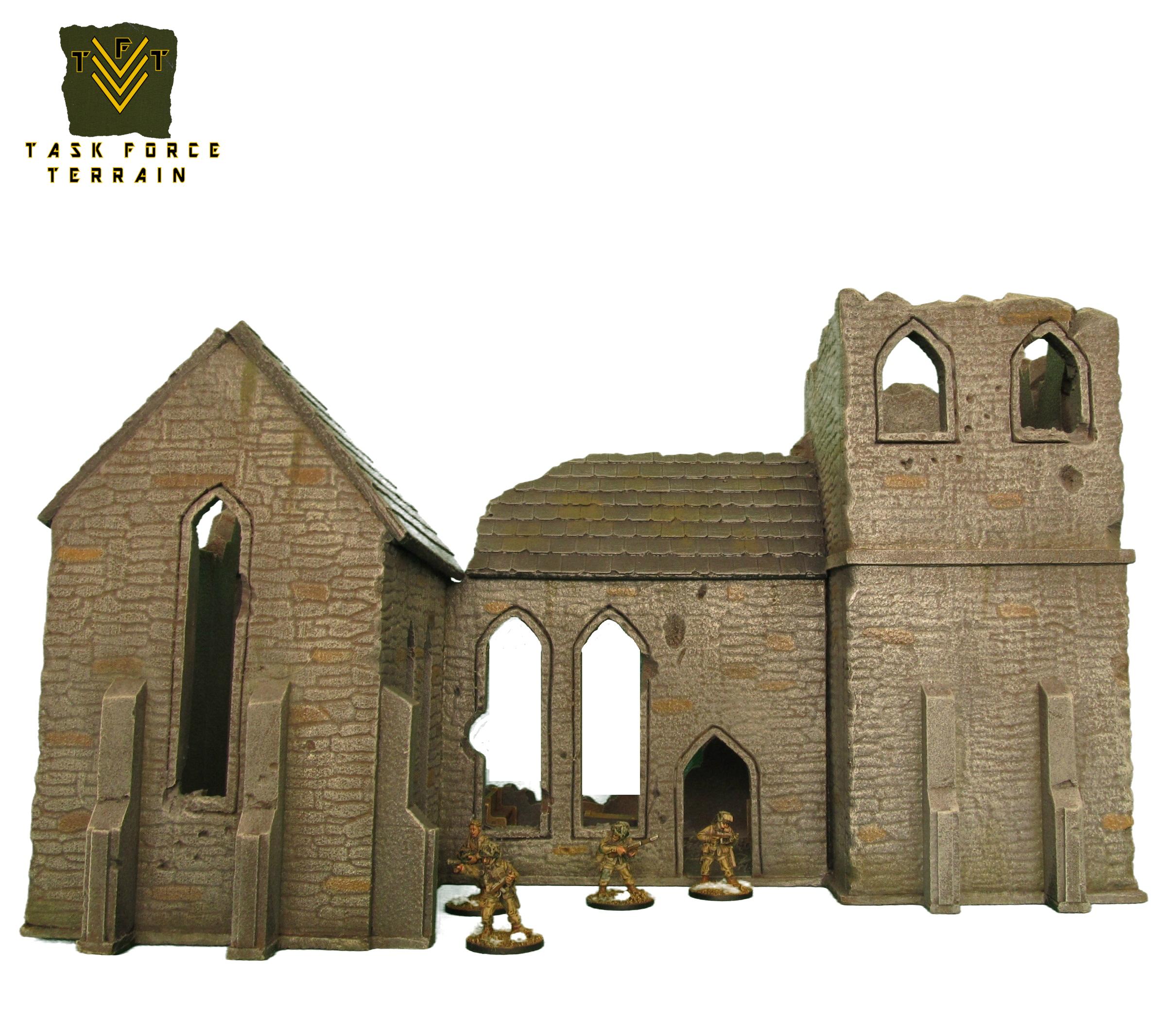 28mm, 28mm Ww2 Buildings, 28mm Ww2 Church, 28mm Ww2 Terrain, Boltaction, Buildings, Game Table, Gametable, Terrain, Wargames, World War 2, Ww2 Church, Ww2 Wargames Terrain