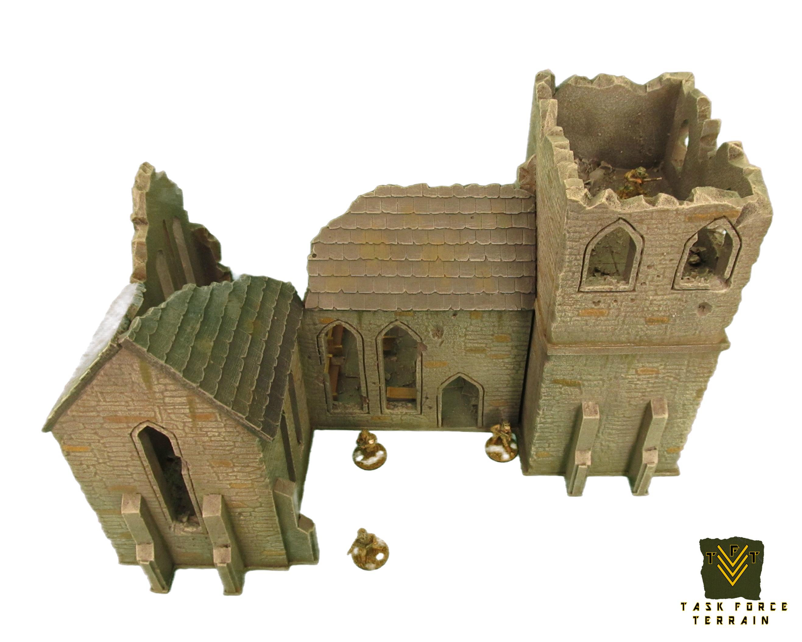 28mm, 28mm Ww2 Buildings, 28mm Ww2 Church, 28mm Ww2 Terrain, Boltaction, Buildings, Game Table, Gametable, Terrain, Wargames, World War 2, Ww2 Church, Ww2 Wargames Terrain