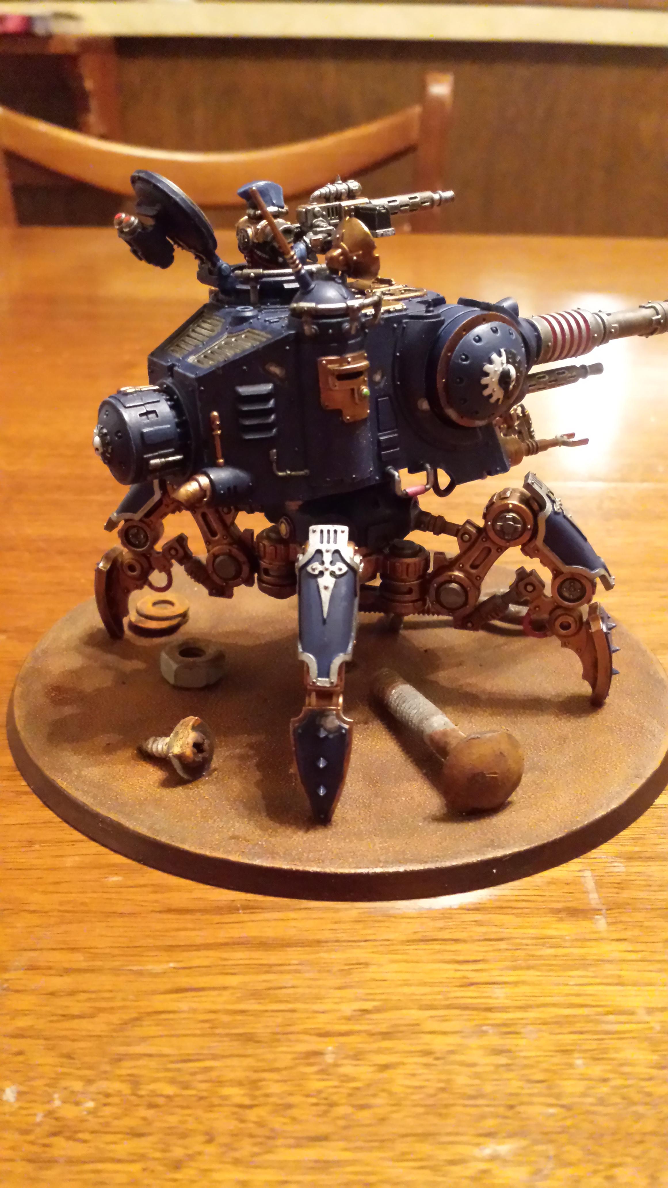 Blue, Konor, Onager Dunecrawler, Skitarii