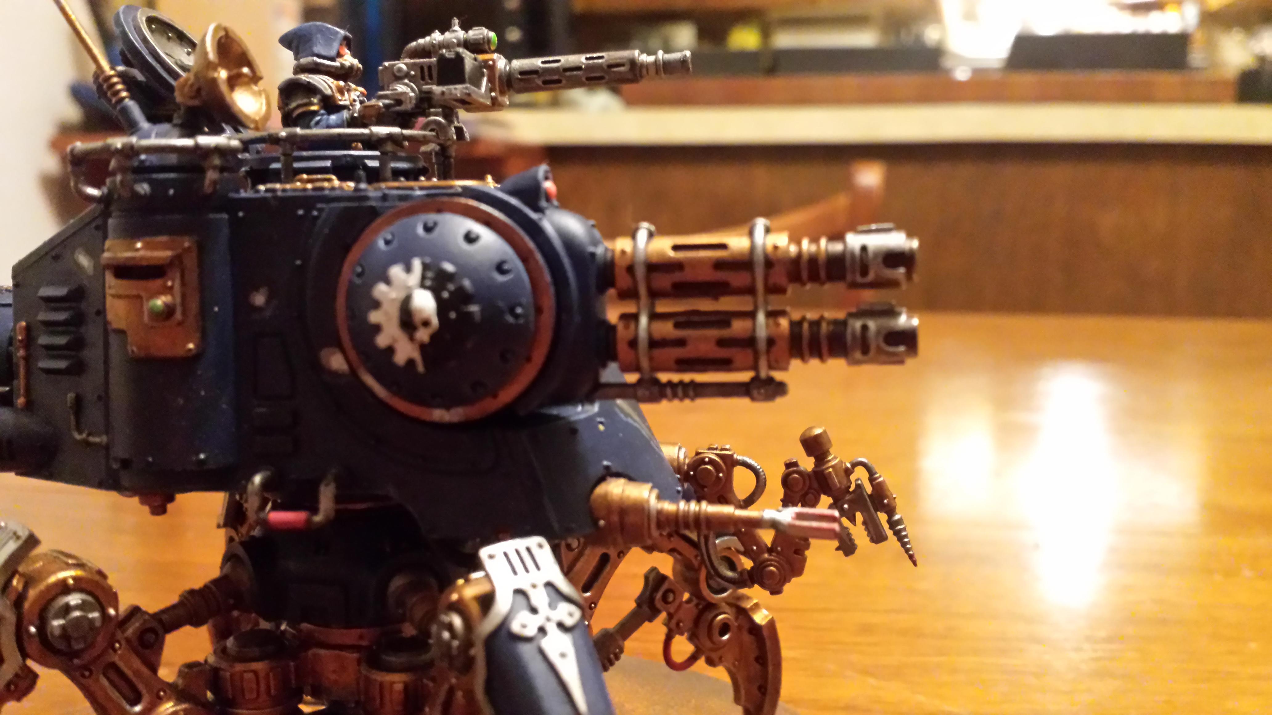 Blue, Konor, Onager Dunecrawler, Phosphor Blasters, Skitarii