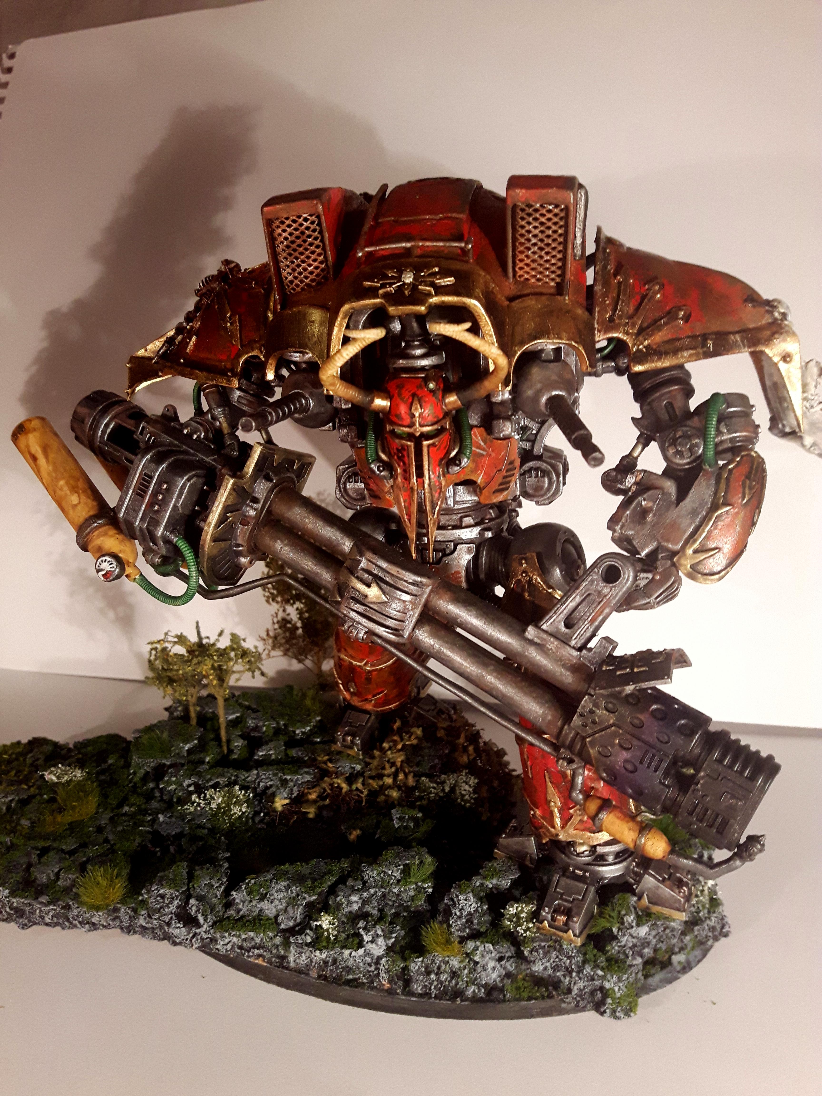 Chaos, Conversion, Imperial Knight, Khorne, Terrain