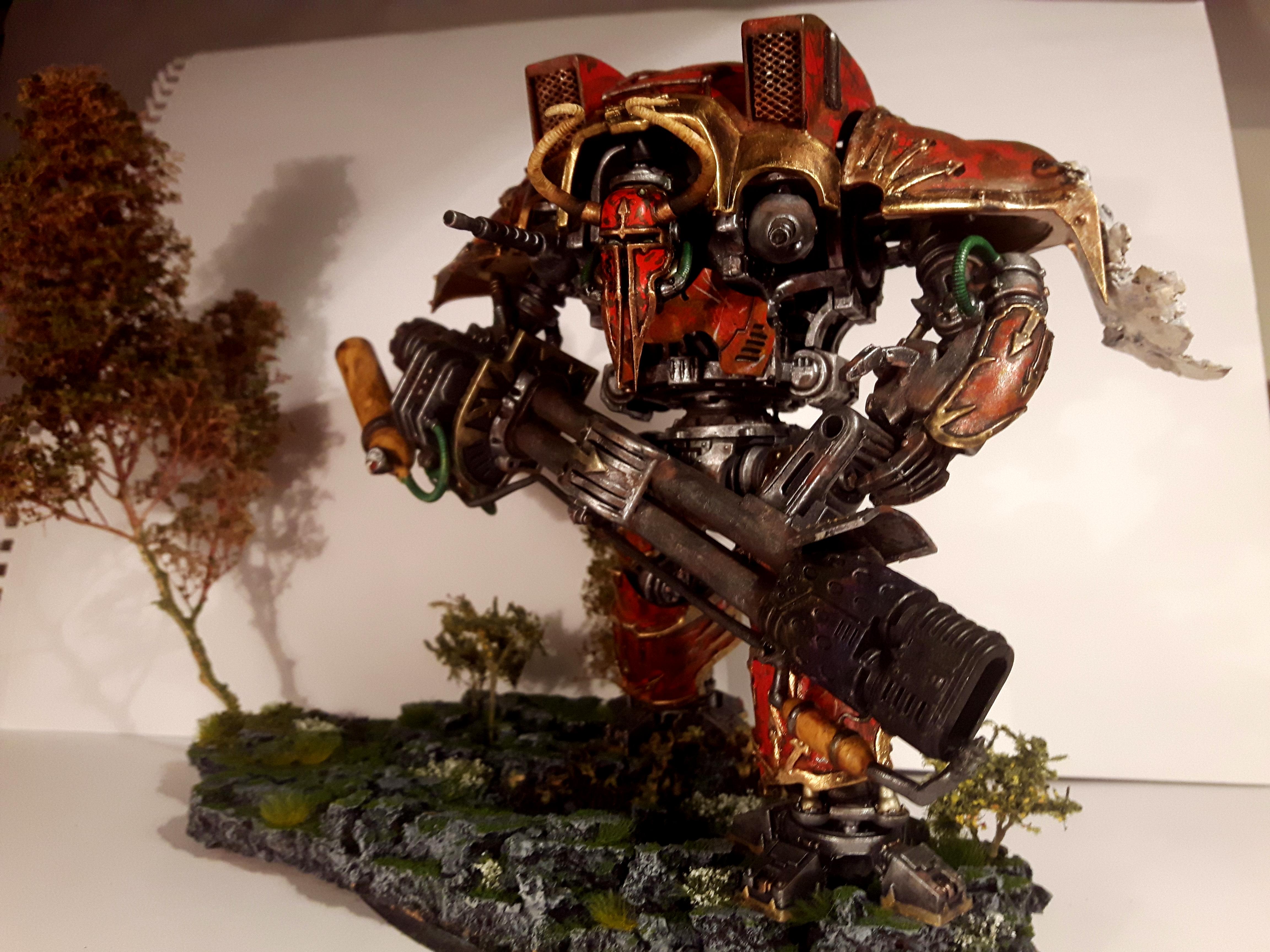 Chaos, Conversion, Imperial Knight, Khorne, Terrain