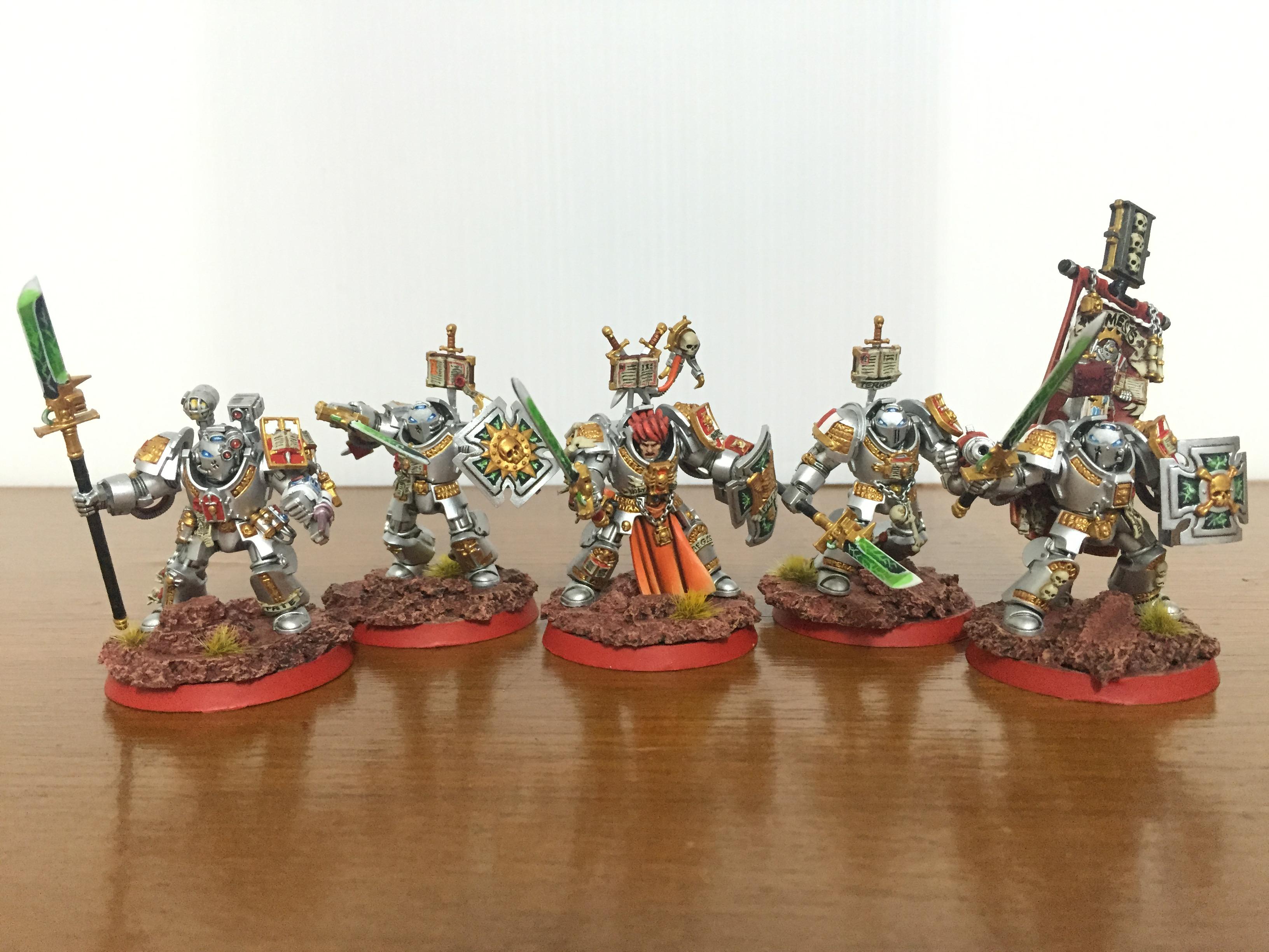 Banner, Force, Grey Knights, Halberd, Justicar, Paladin, Psycannon, Storm Shield, Sword