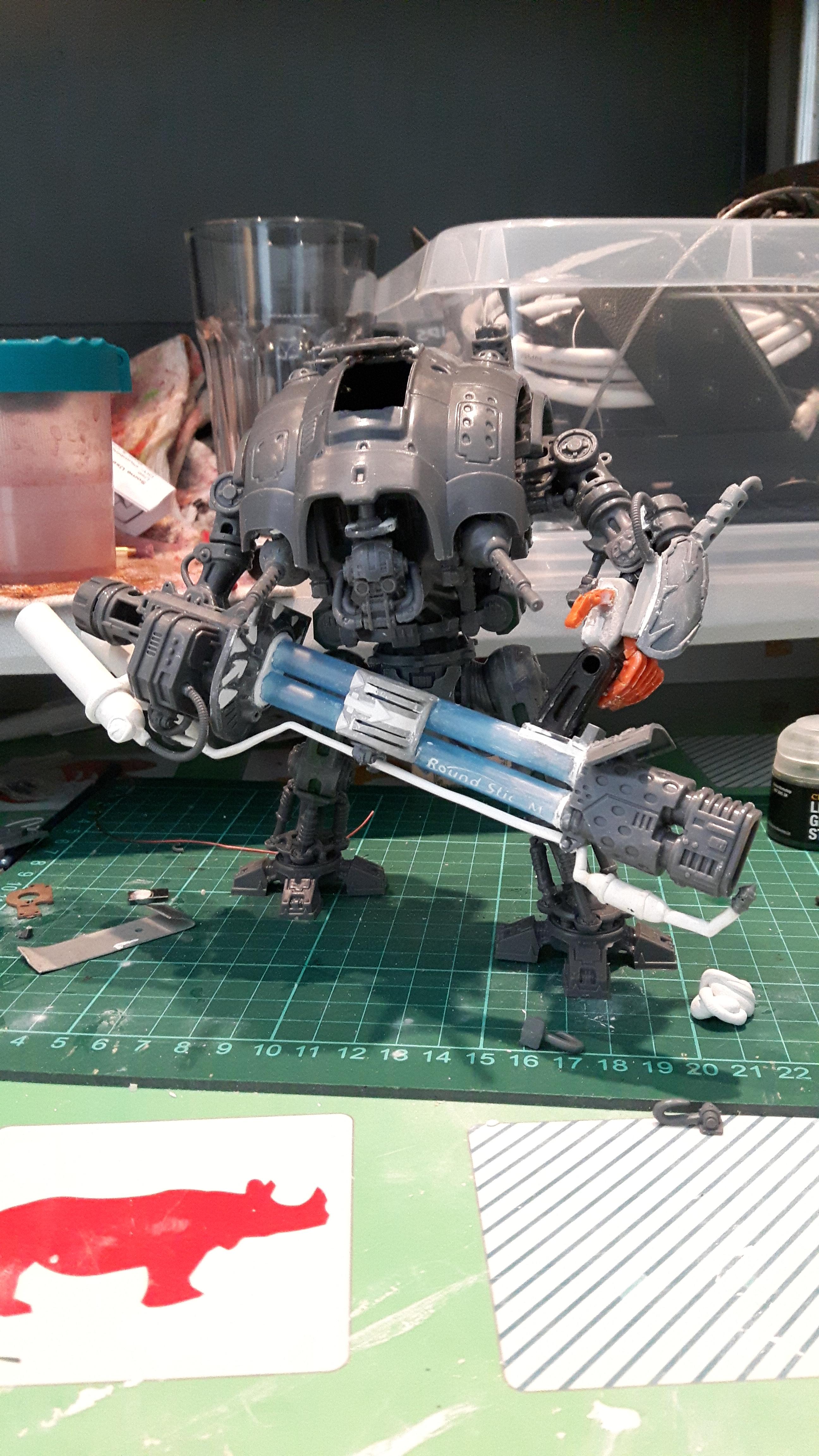 Exoskeleton + weapons done
