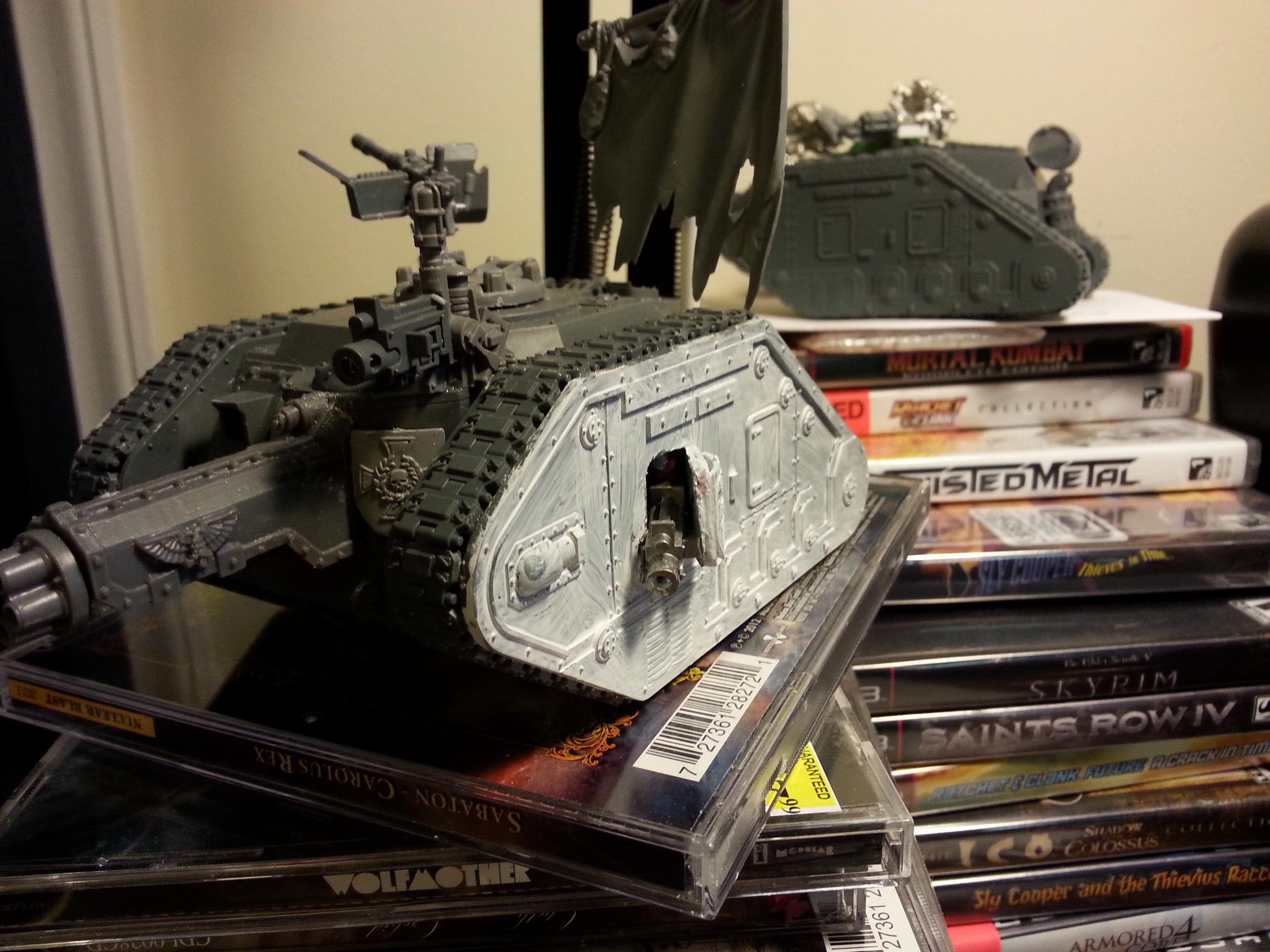 Casemate Tank, Citadel Miniatures, Conversion, Games Workshop, Imperial Guard, Leman Russ, Punisher, Rat, Ratguard, Ratlings With Gatlings, Russ, Skaven, Tank, Tank Ace, Tank Destroyer, Warhammer 40,000, Warhammer Fantasy