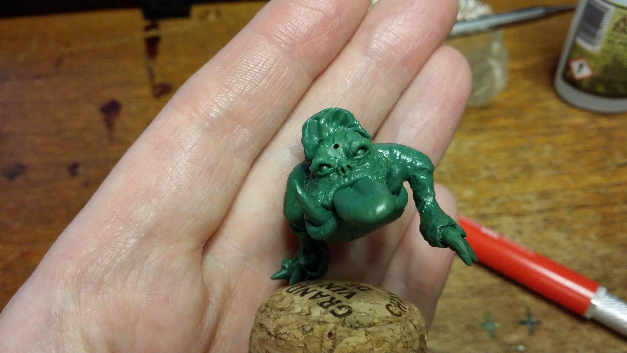 Greenstuff, Orks, Sculpting, Squigs