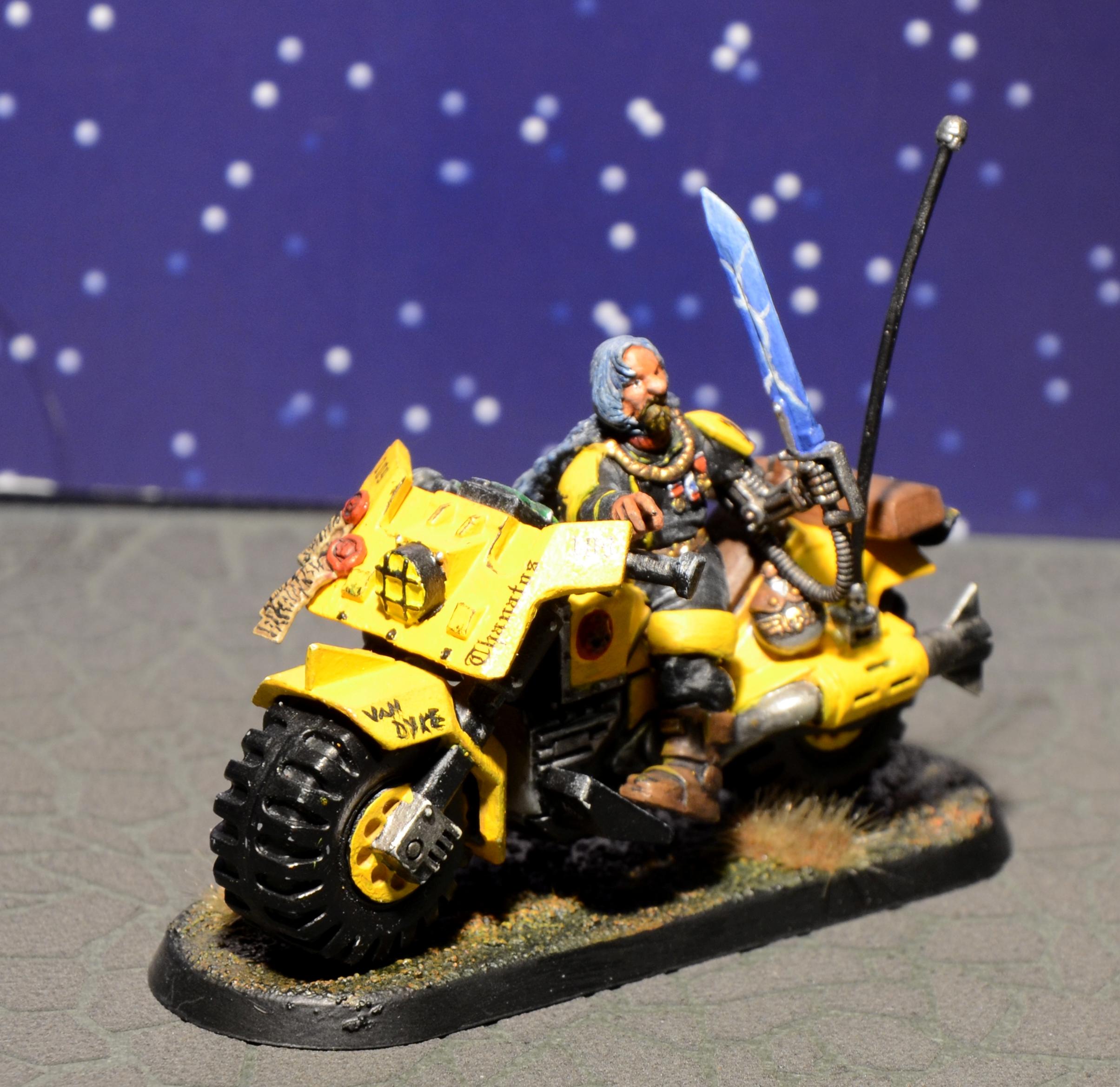 Astra Militarum, Bike, Command Squad, Diorama, Headquarters