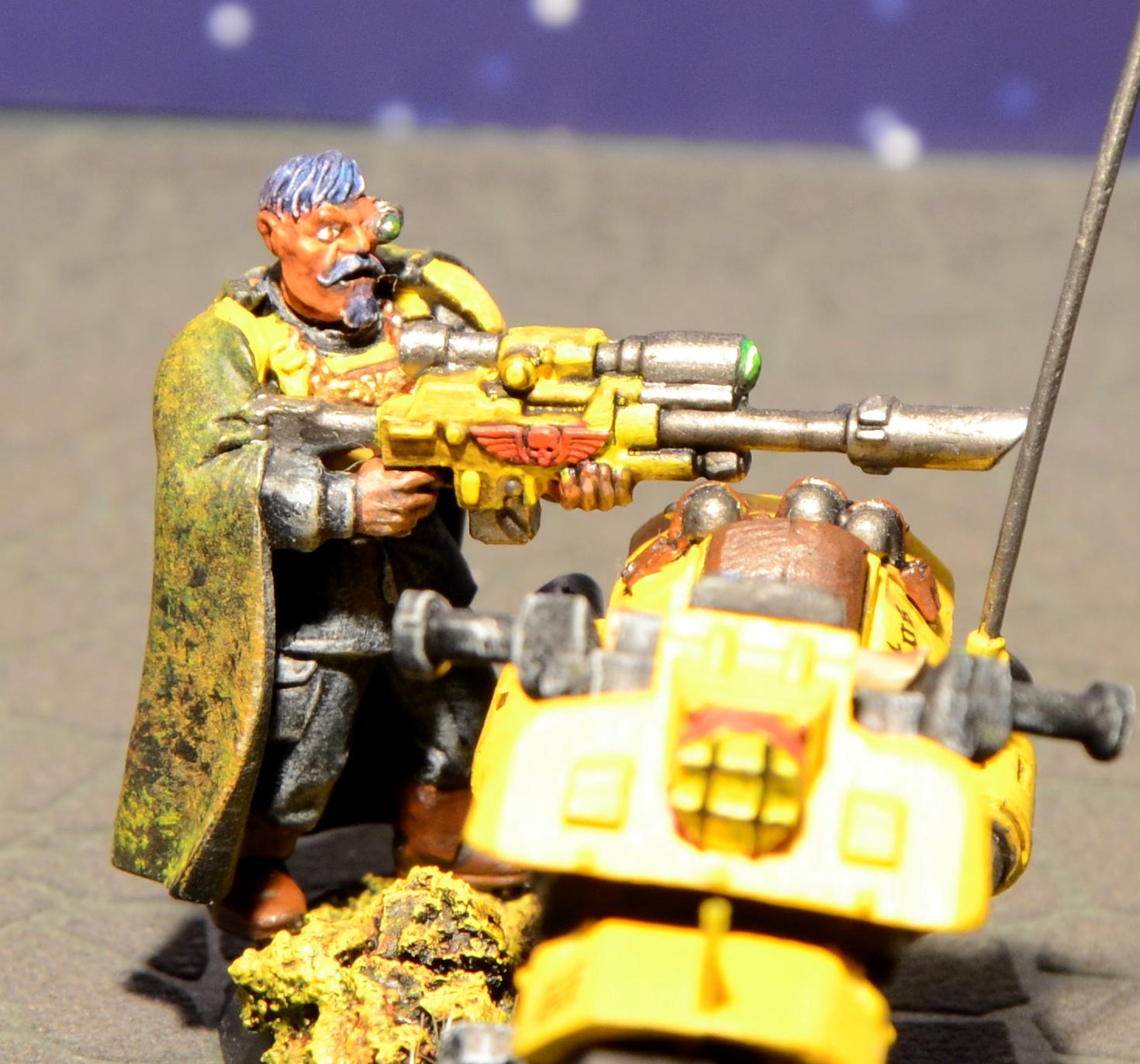 Astra Militarum, Bike, Command Squad, Diorama, Headquarters