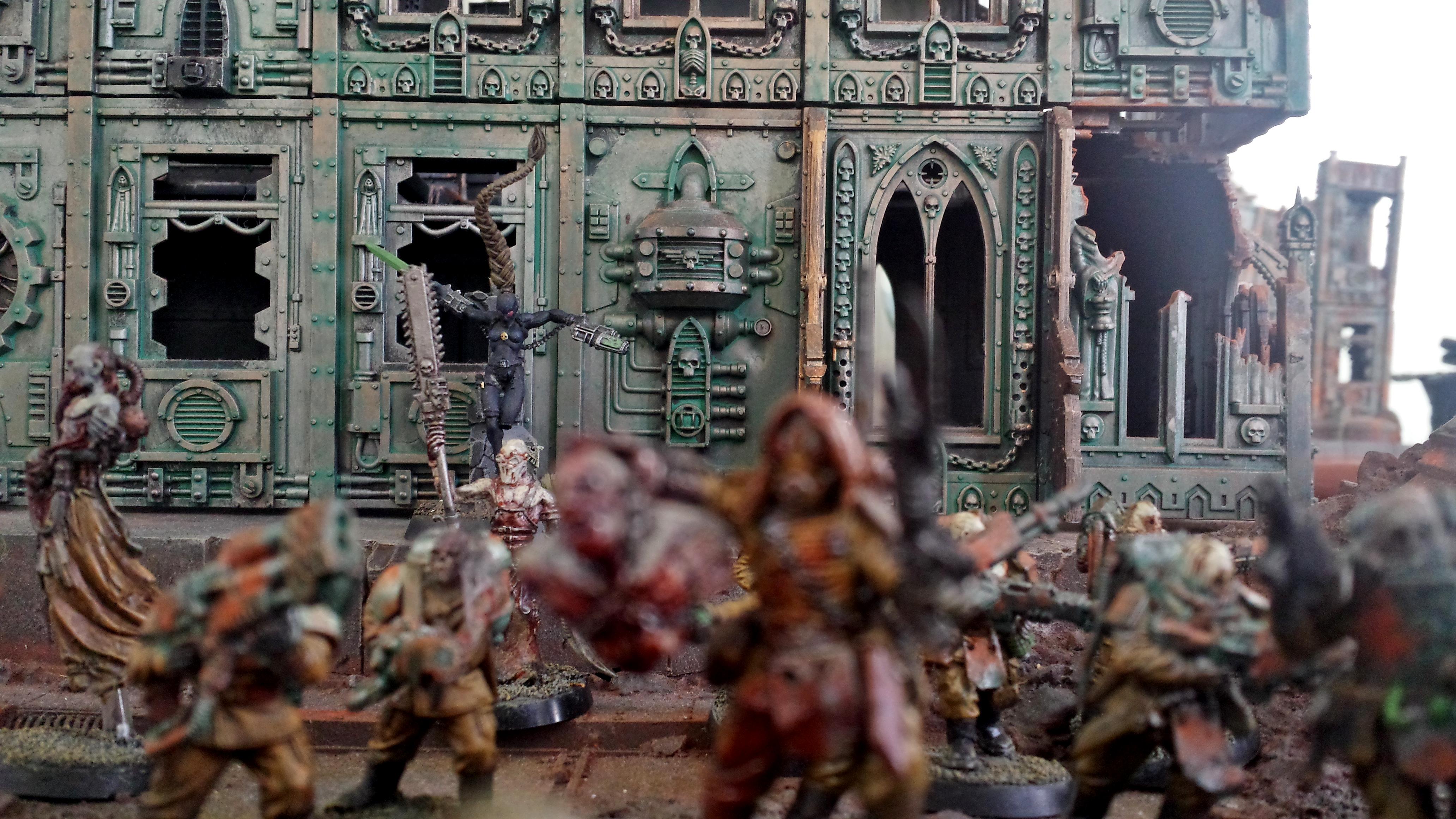 Apostles Of Contagion, Assassins, Chaos, Cities Of Death, Diorama, Forge World, Forgeworld City, Forgeworld Industrial Sector, Kill Team Terrain, Nurgle, Renegades, Terrain, Warhammer 40,000