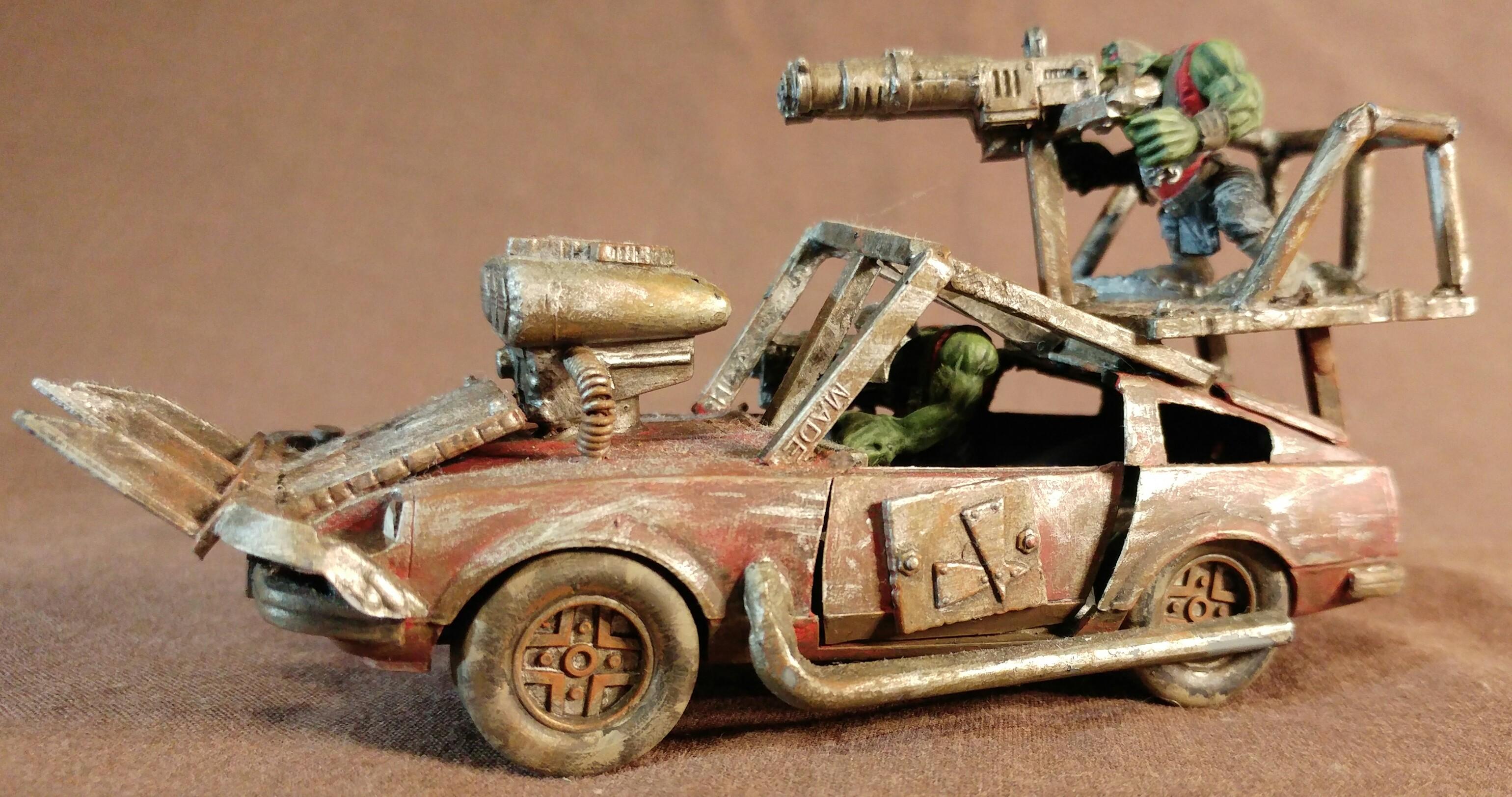 Conversion, Kitbash, Looted, Orks, Scratch Build, Trukk