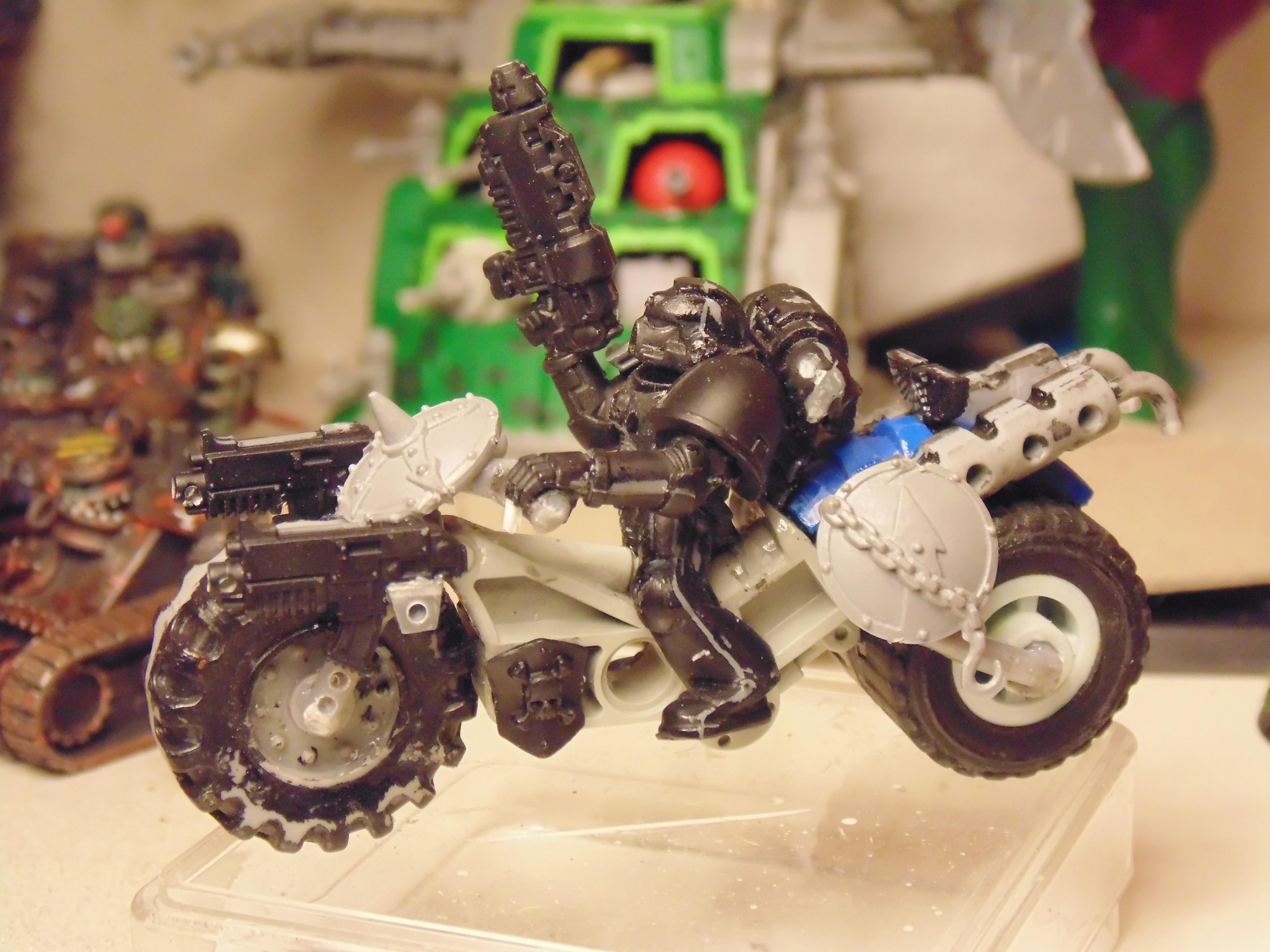Army, Attack, Big, Bike, Blood, Chaplain, Conversion, Dreadnought, Epistolarii, Huge, Old, Painting, Scars, School, Test, Trike, Trikes, White, Work In Progress, Ws