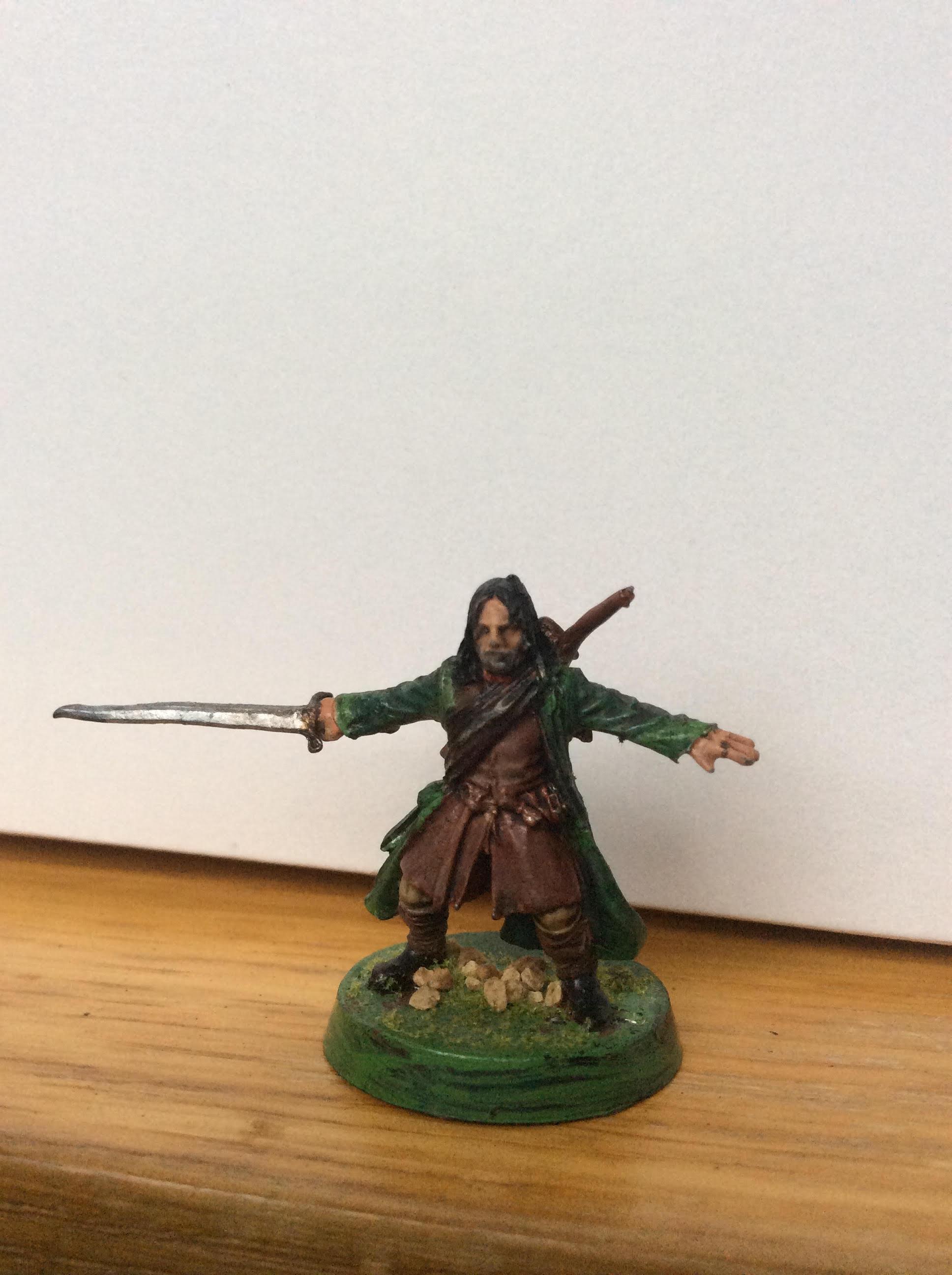 Aragorn, Fellowship, Goblin Green, Hero, Hobbits, Lord Of The Rings, Repaint, Strider