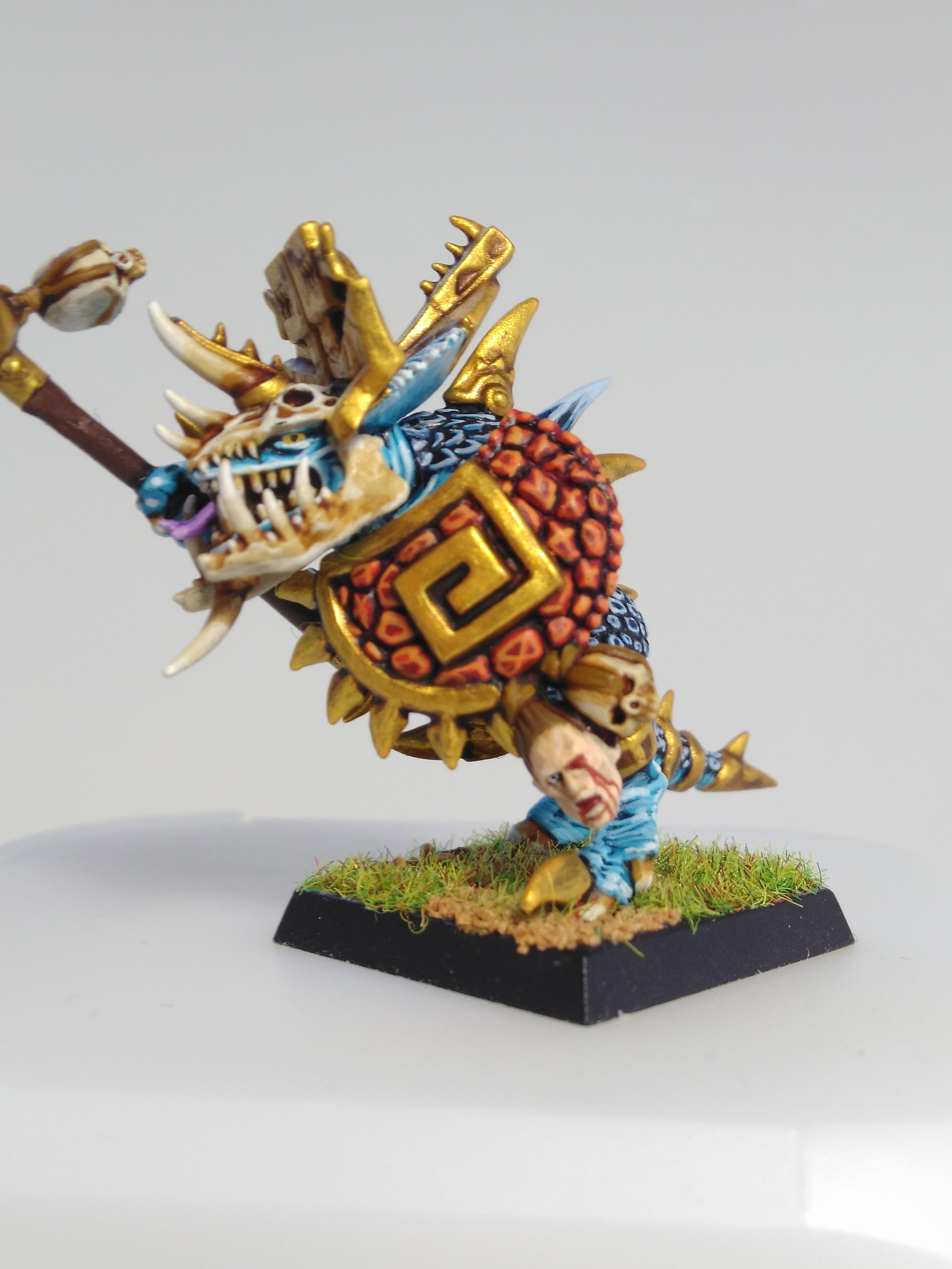 Age Of Sigmar, Lizardmen, Seraphon, Temple Guard, Temple Guard Champion, Warhammer Fantasy