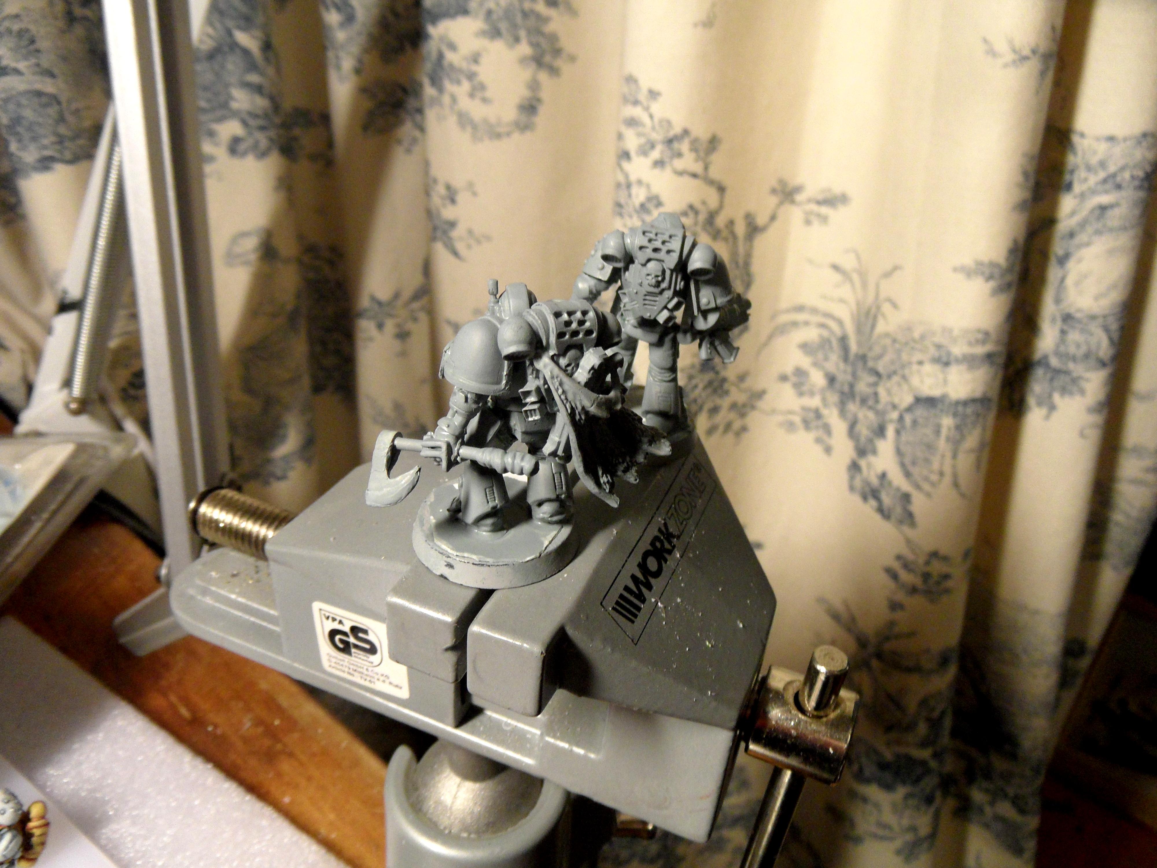 Conversion, Kitbash, Space Marines, Space Wolves, Warhammer 40,000, Work In Progress