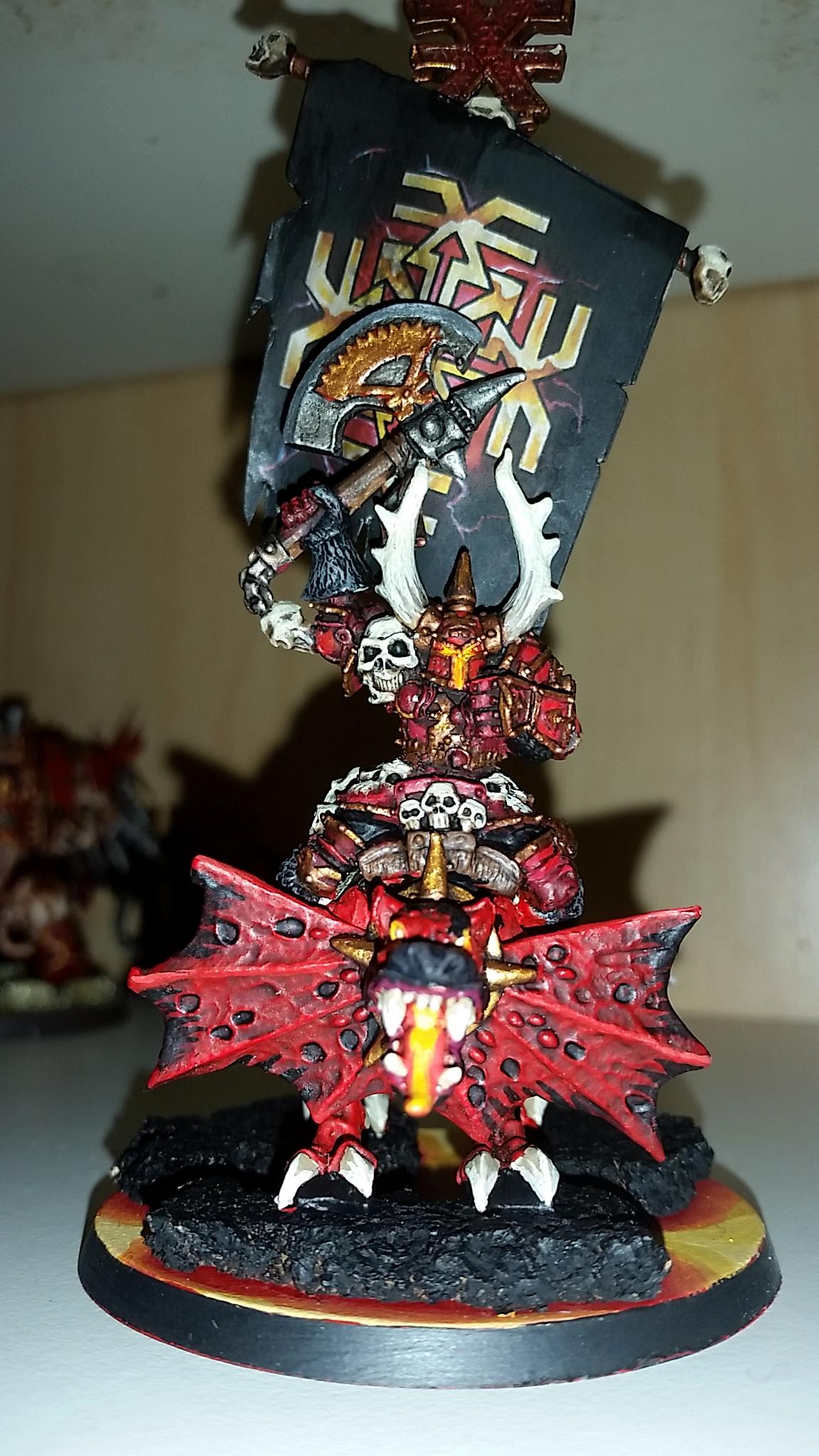 Arbaal - Lord of Khorne on Juggernaut - Front