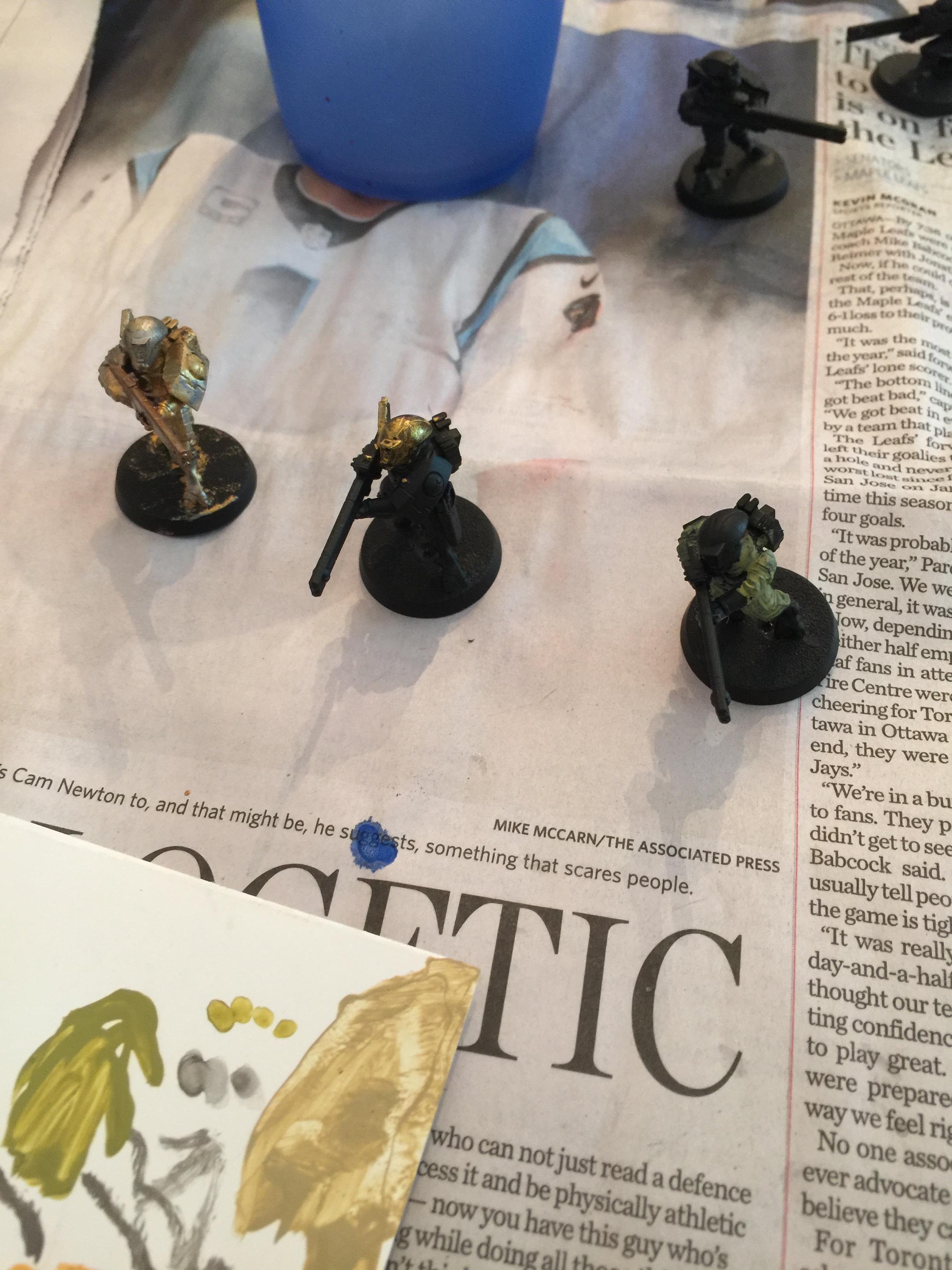 Gold, Silver, Tau, Warhammer 40,000, Work In Progress