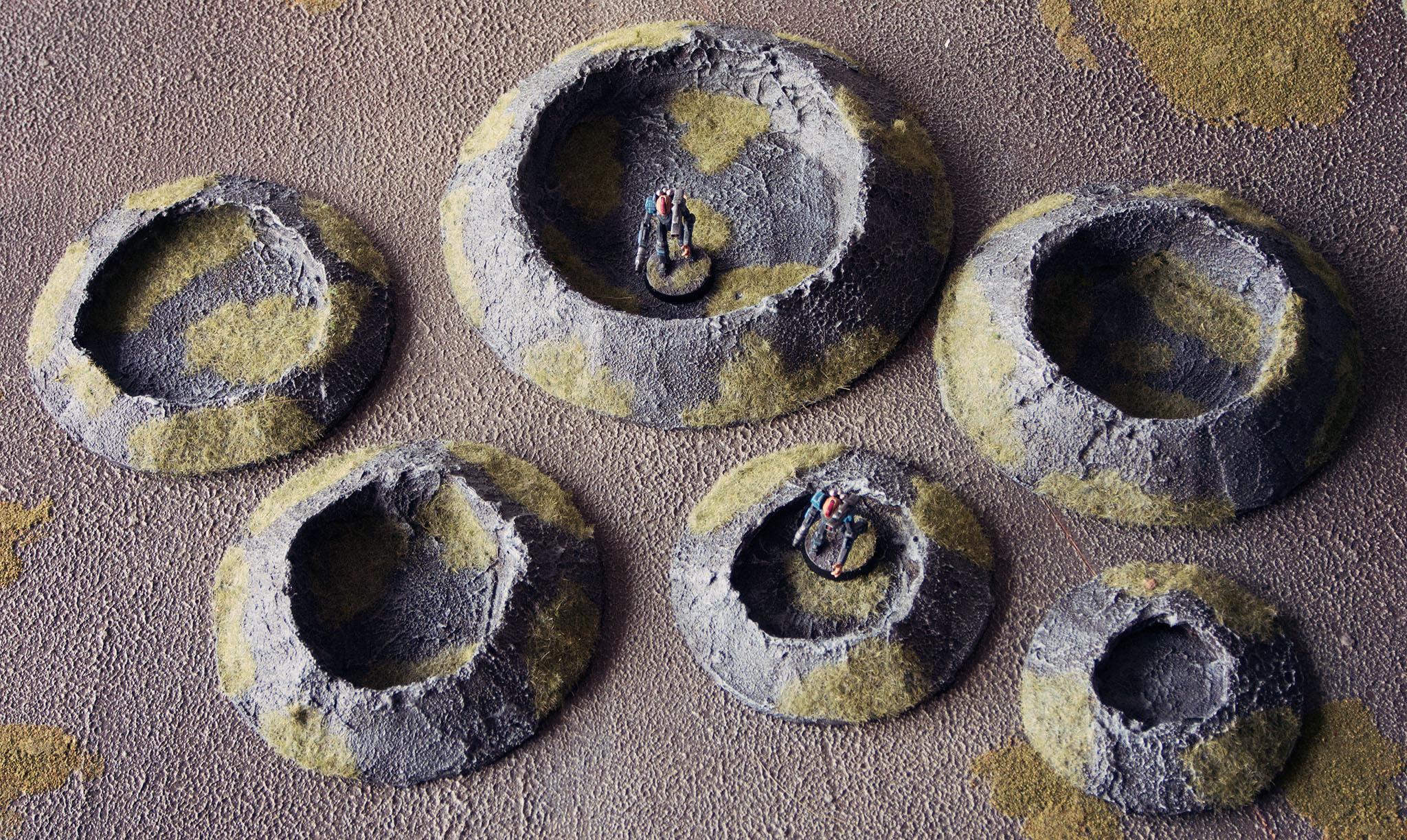 Bots, Craters, Epirian, Maelstrom's Edge, Scarecrow, Terrain