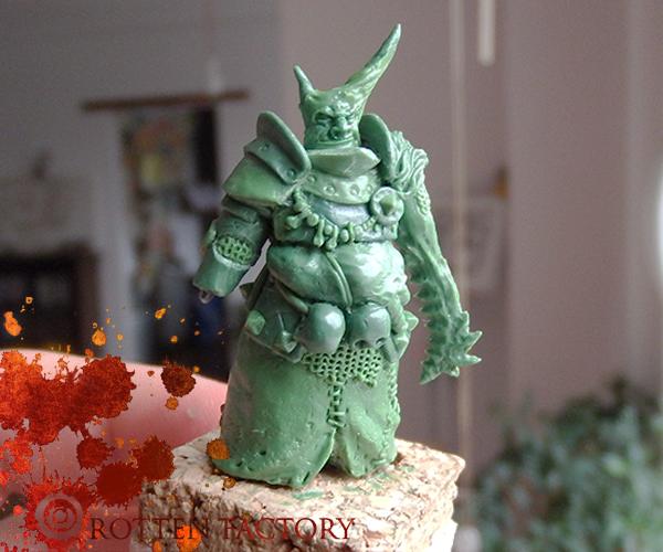 Chaos, Nurgle, Scratch Build, Sculpting