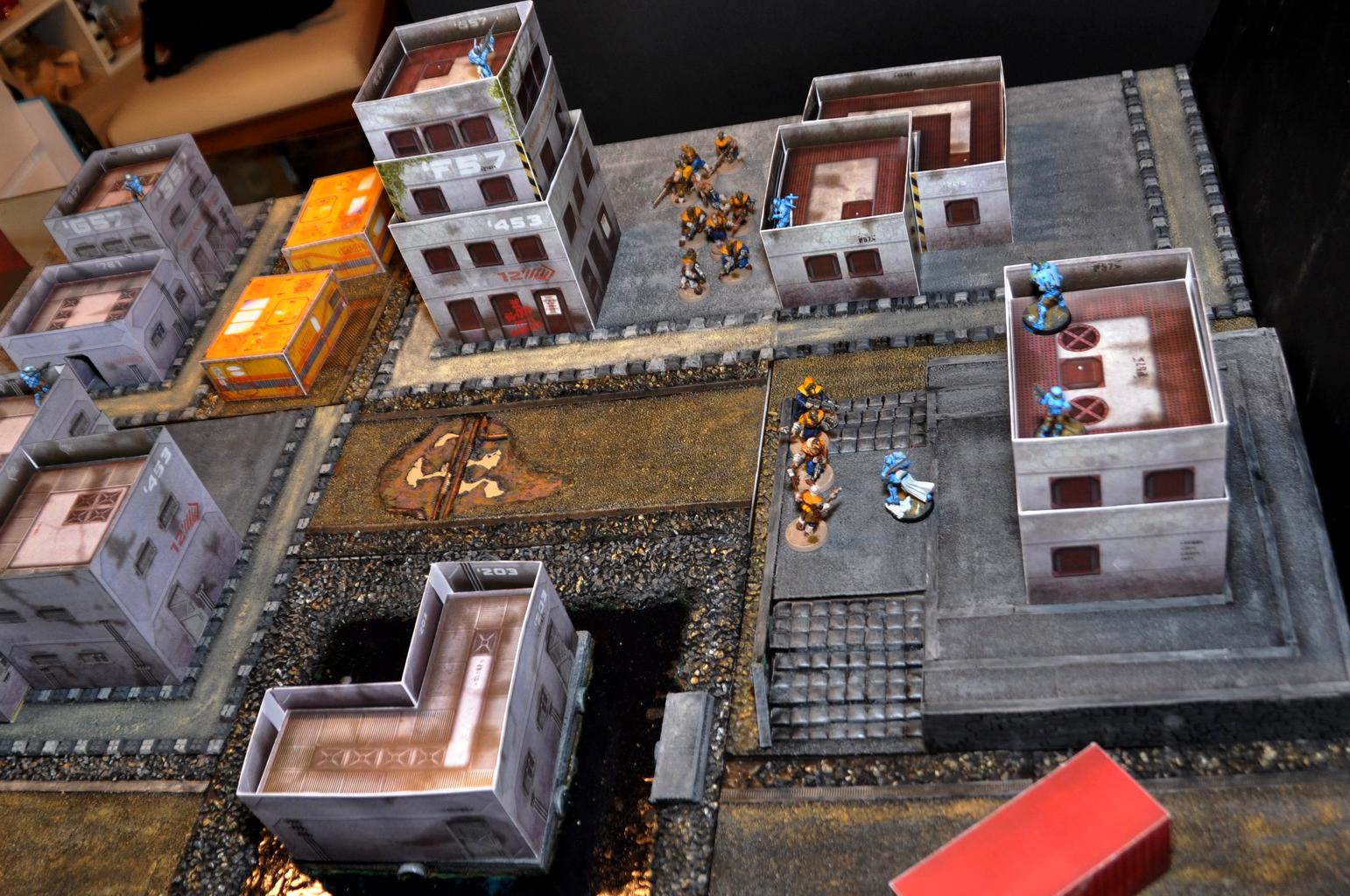 Buildings, City, Infinity, Paper, Sci-fi Style Buildings From Wargameprint, Science-fiction, Terrain, Wargameprint, Warhammer Fantasy