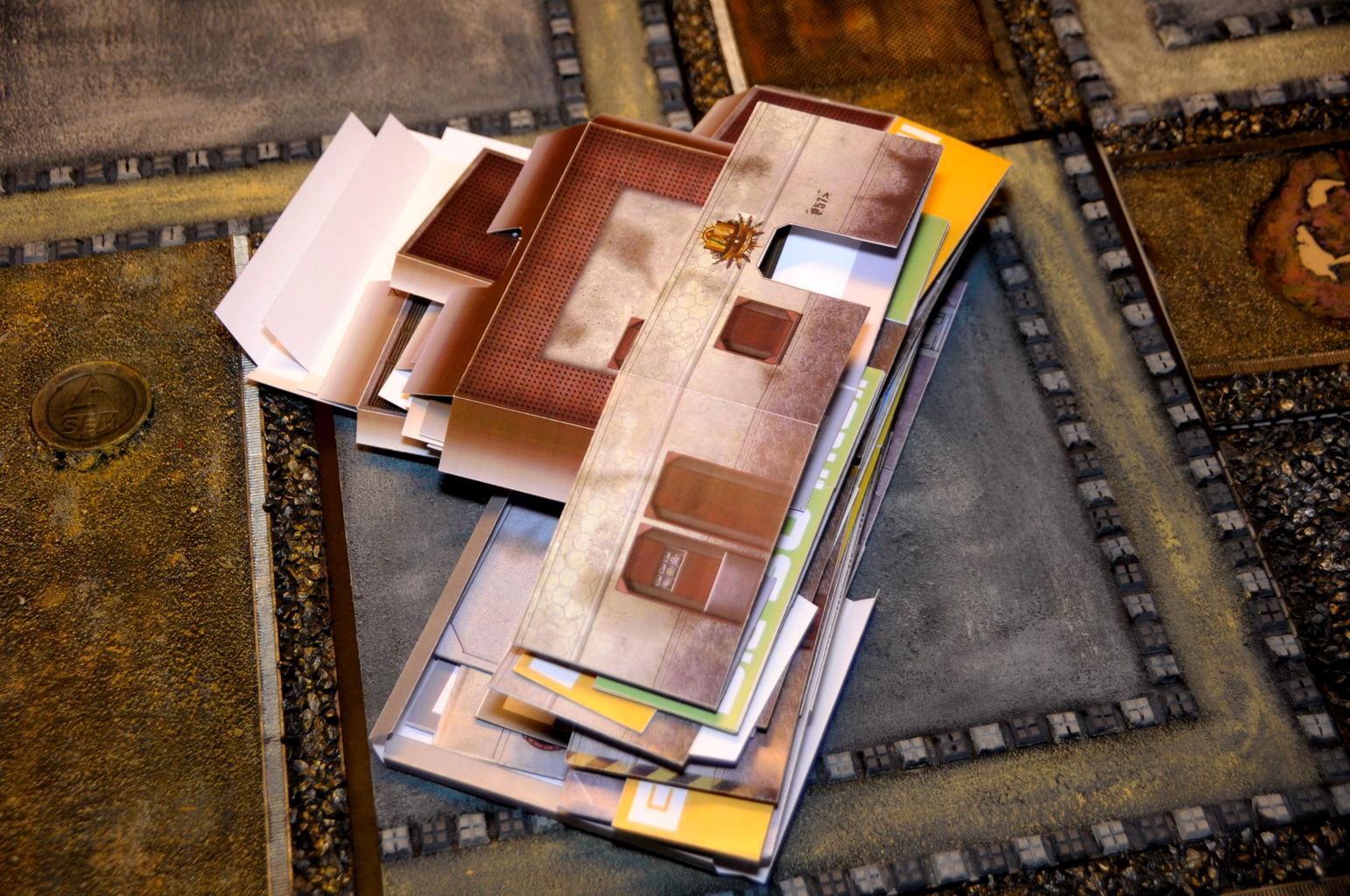 Buildings, City, Infinity, Paper, Sci-fi Style Buildings From Wargameprint, Science-fiction, Terrain, Wargameprint, Warhammer Fantasy