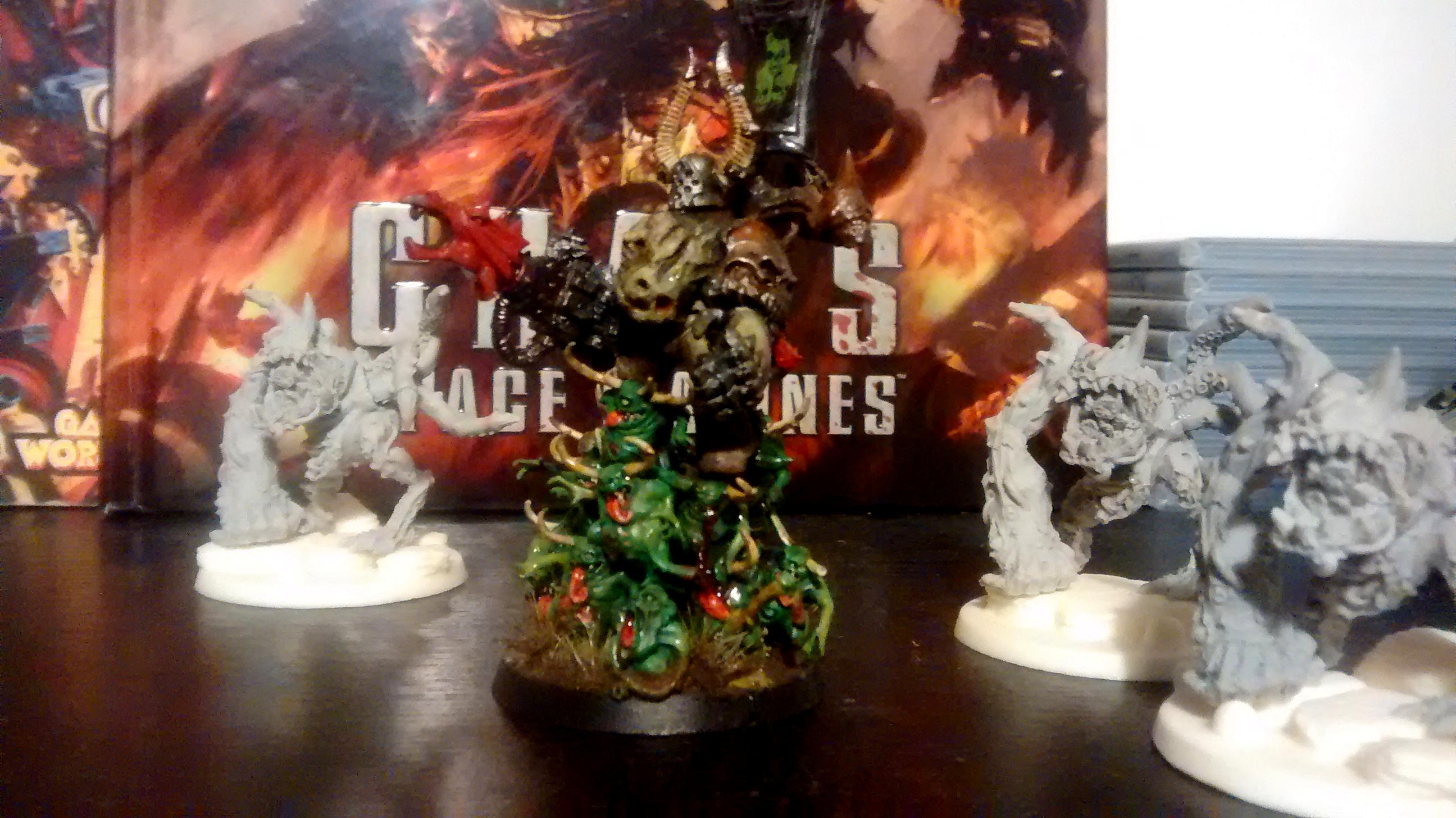 Chaos Lord, Palaquin of Nurgle and Burning Brand
