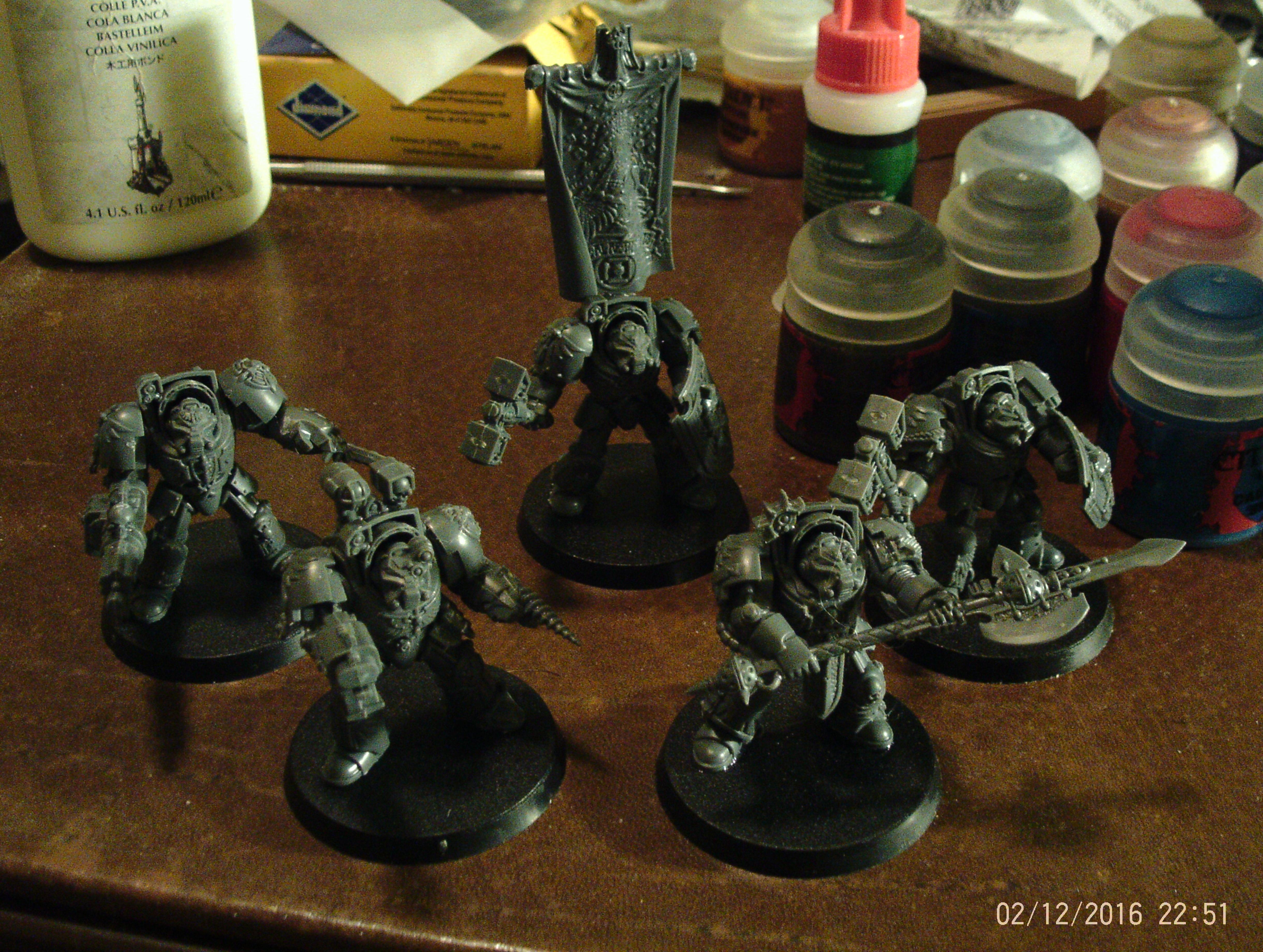 Deathwing Command Squad unpainted