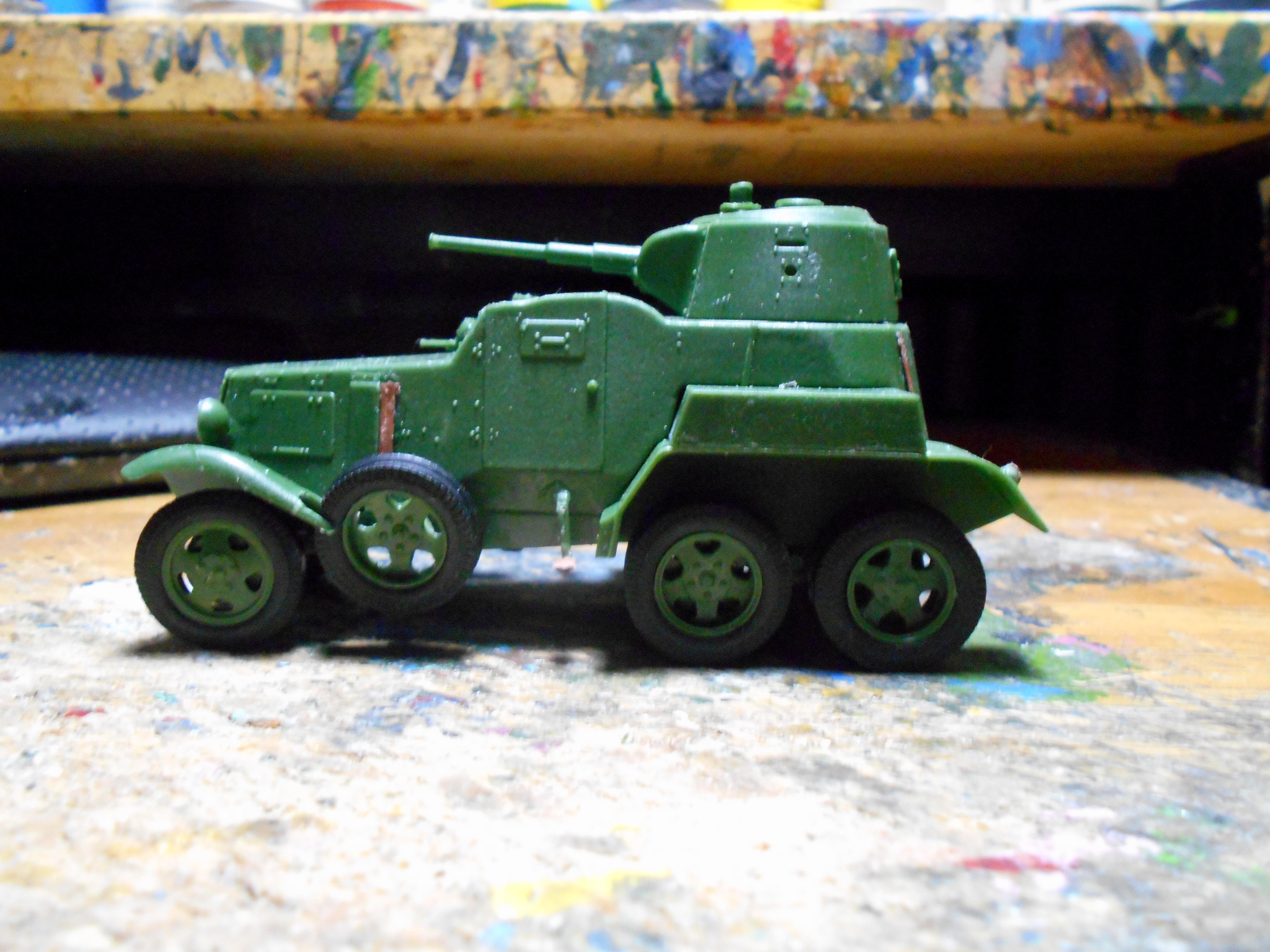 Armoured Car, Bolt Action, Germans, Plastic Soldier Company, Psc