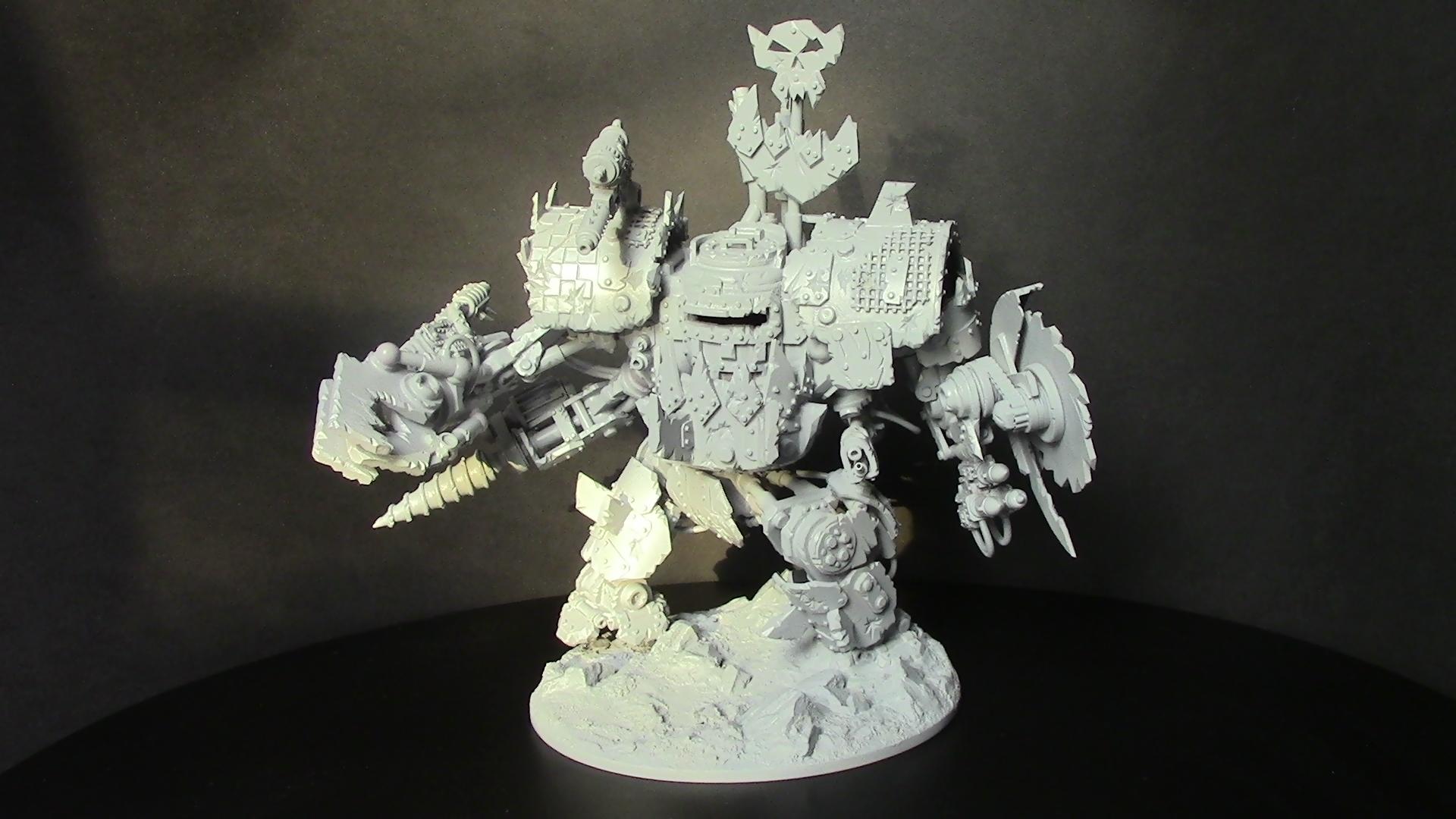 Dreadnought, Mecha Dread, Orks, Scratch Build, Walker