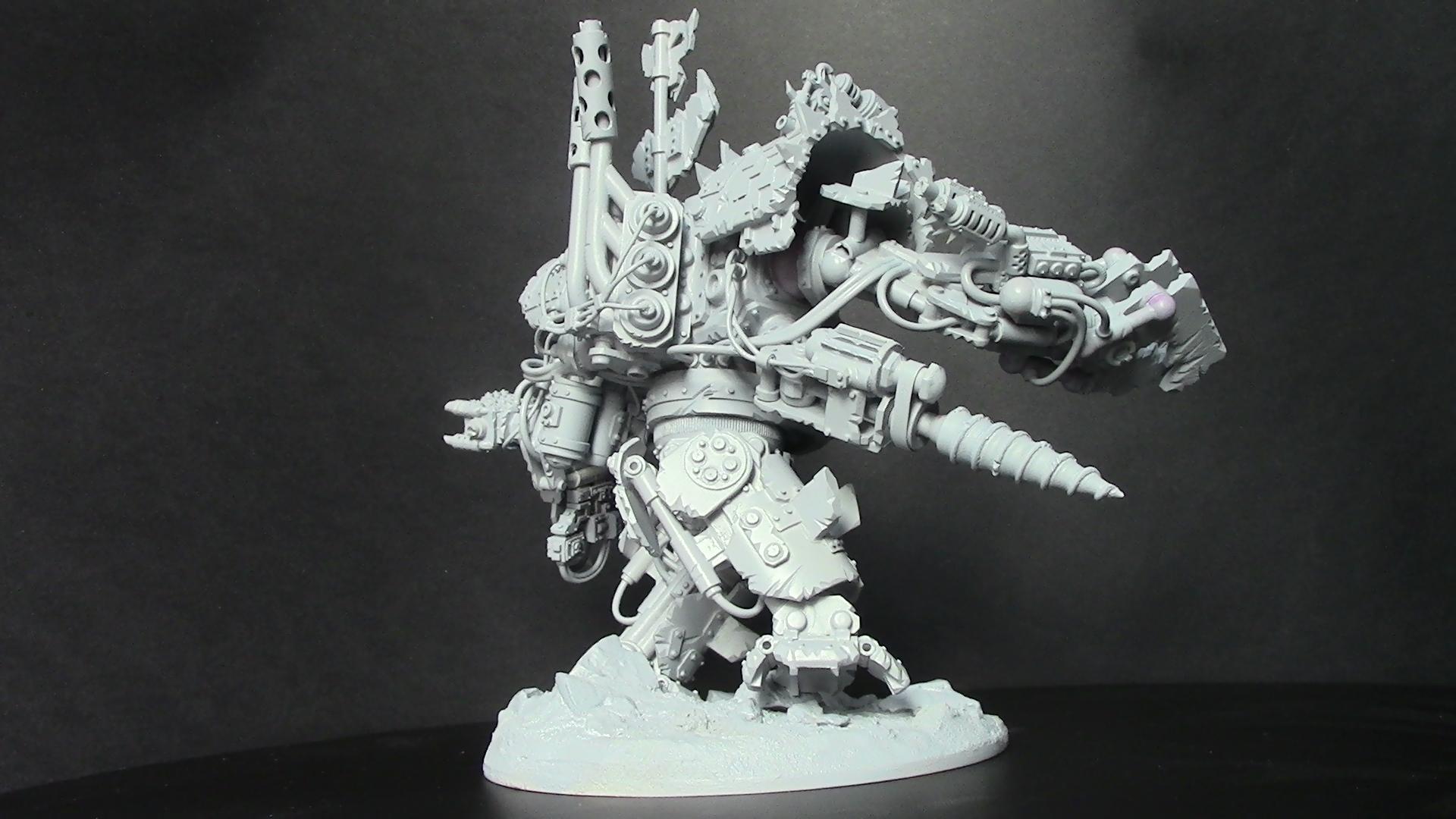 Dreadnought, Mecha Dread, Orks, Scratch Build, Walker
