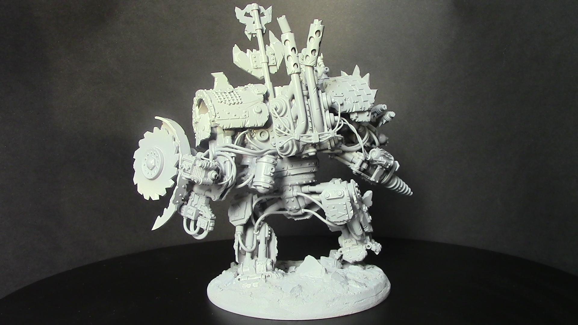 Dreadnought, Mecha Dread, Orks, Scratch Build, Walker