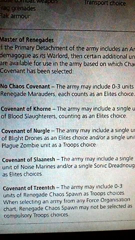 IA 13 covenants