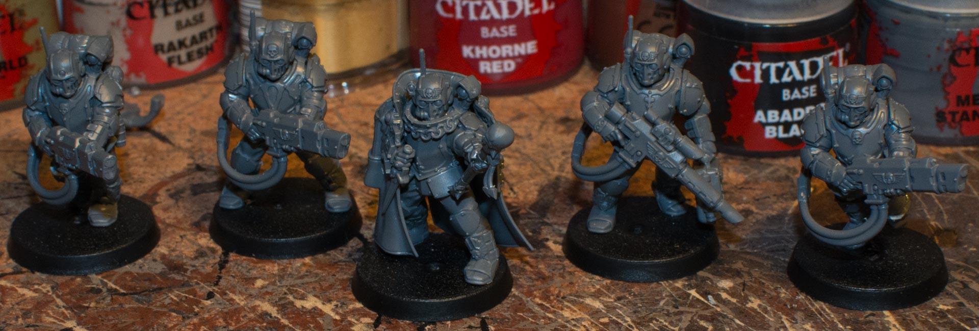 Militarum Tempestus Command Squad