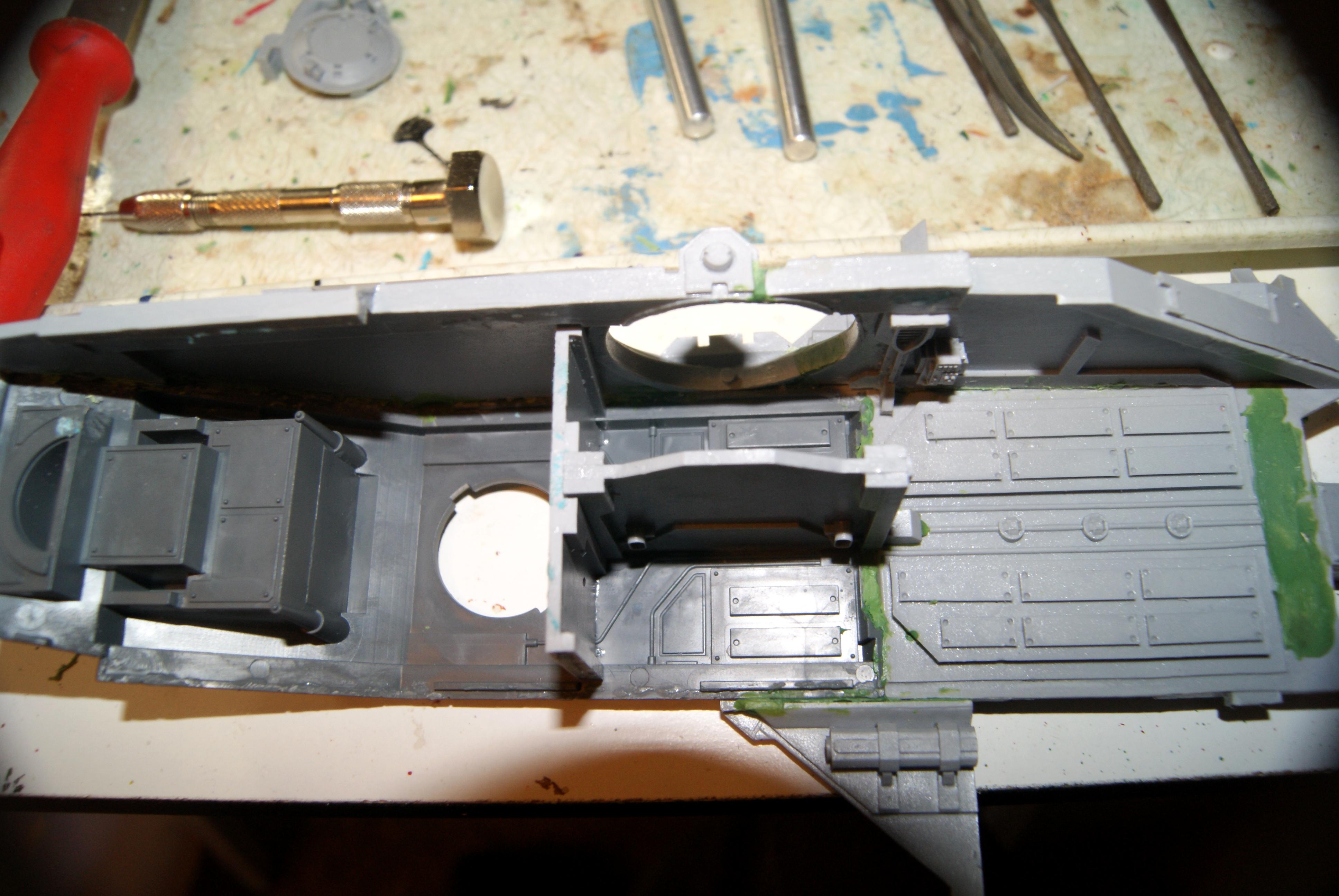 athwartships bulkhead installed