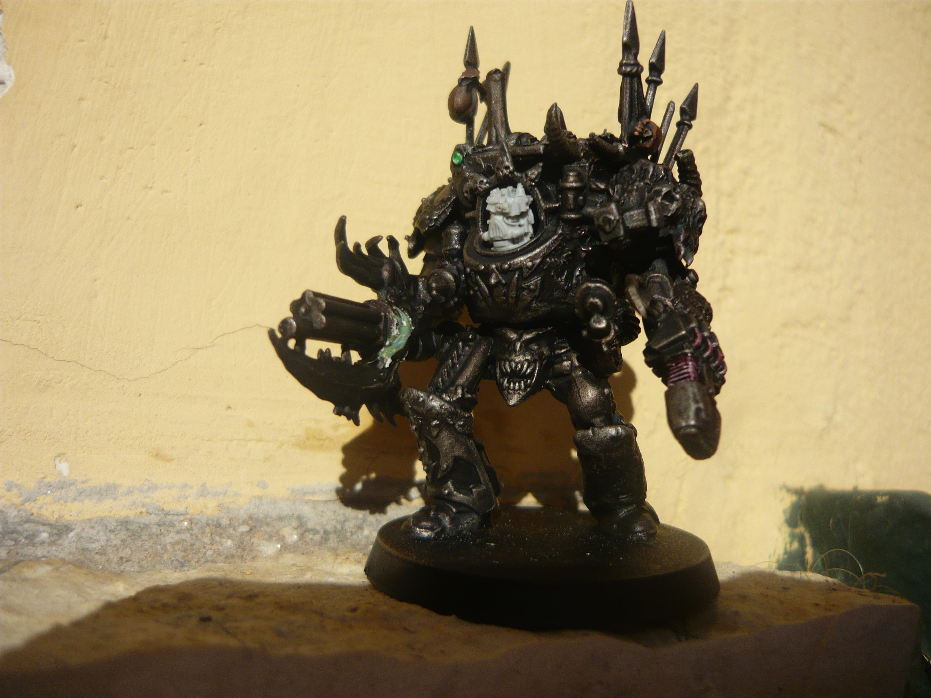 Chaos Space Marines, Mark Of Nurgle, Obliterators, Scratch Build
