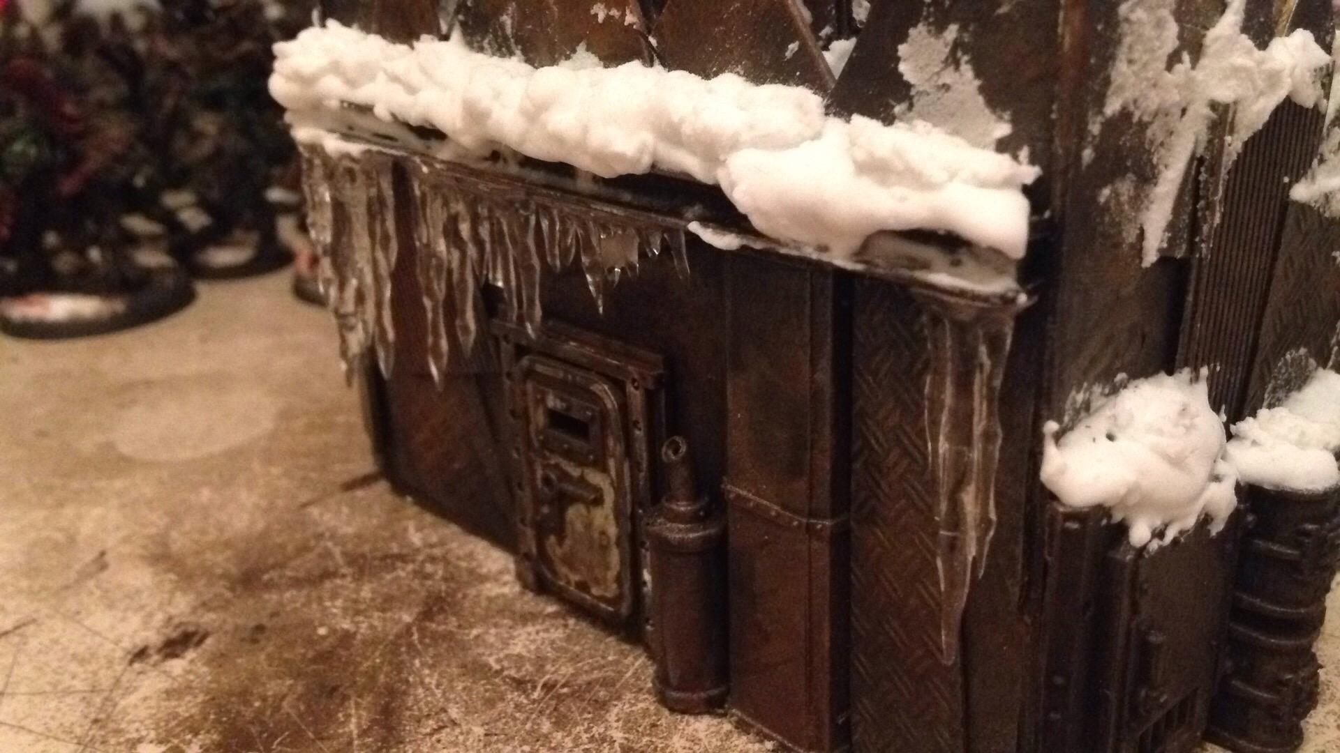 Bunker, Ice, Snow, Terrain, Winter