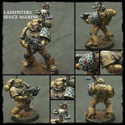 Astartes, Badab War, Lamenters, Space Marines, Warhammer 40,000, Weathered