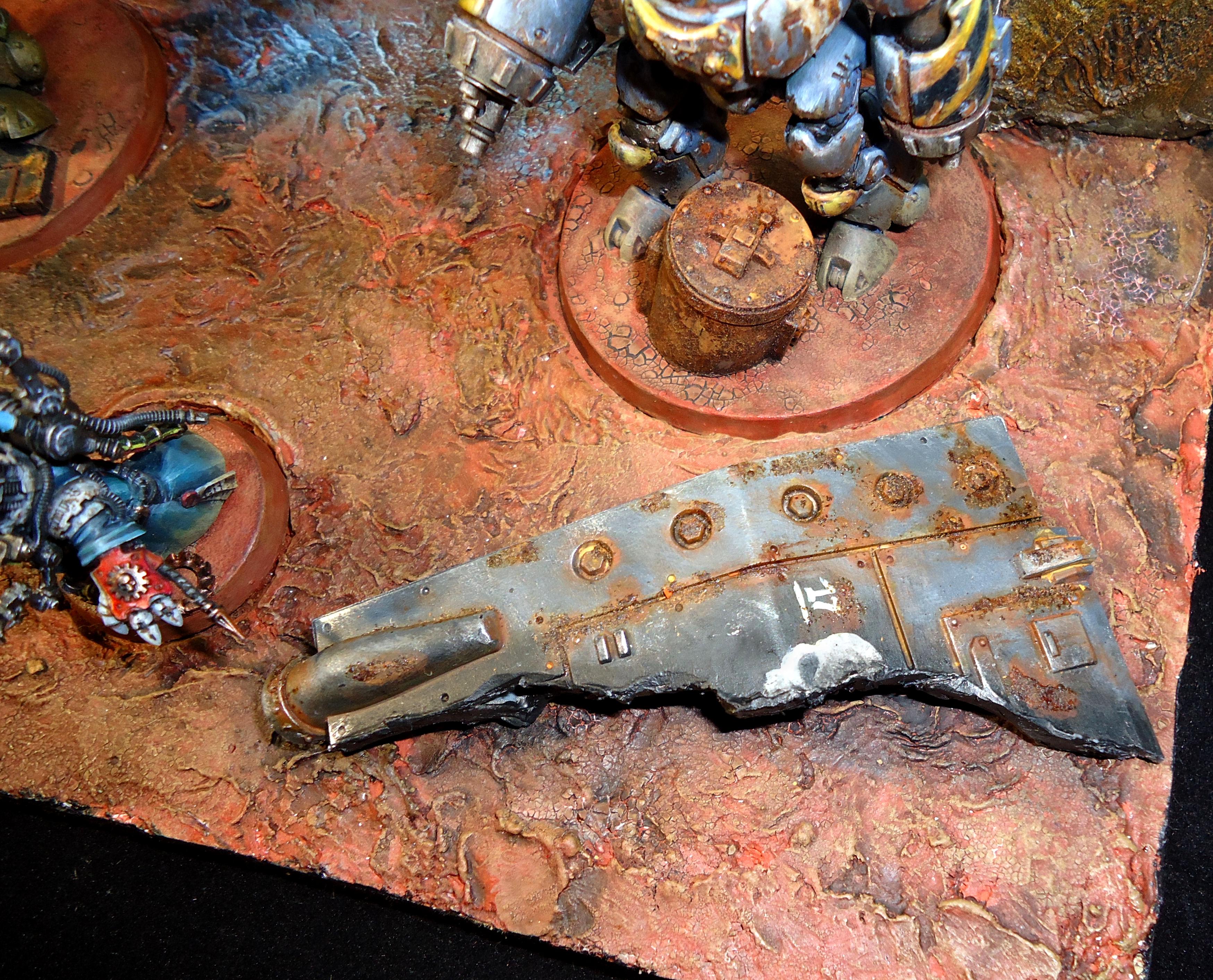 Adeptus Mechanicus, Diorama, Imperial, Kastelan Robot, Robot, Self Made, Warhammer 40,000, Warhammer Fantasy