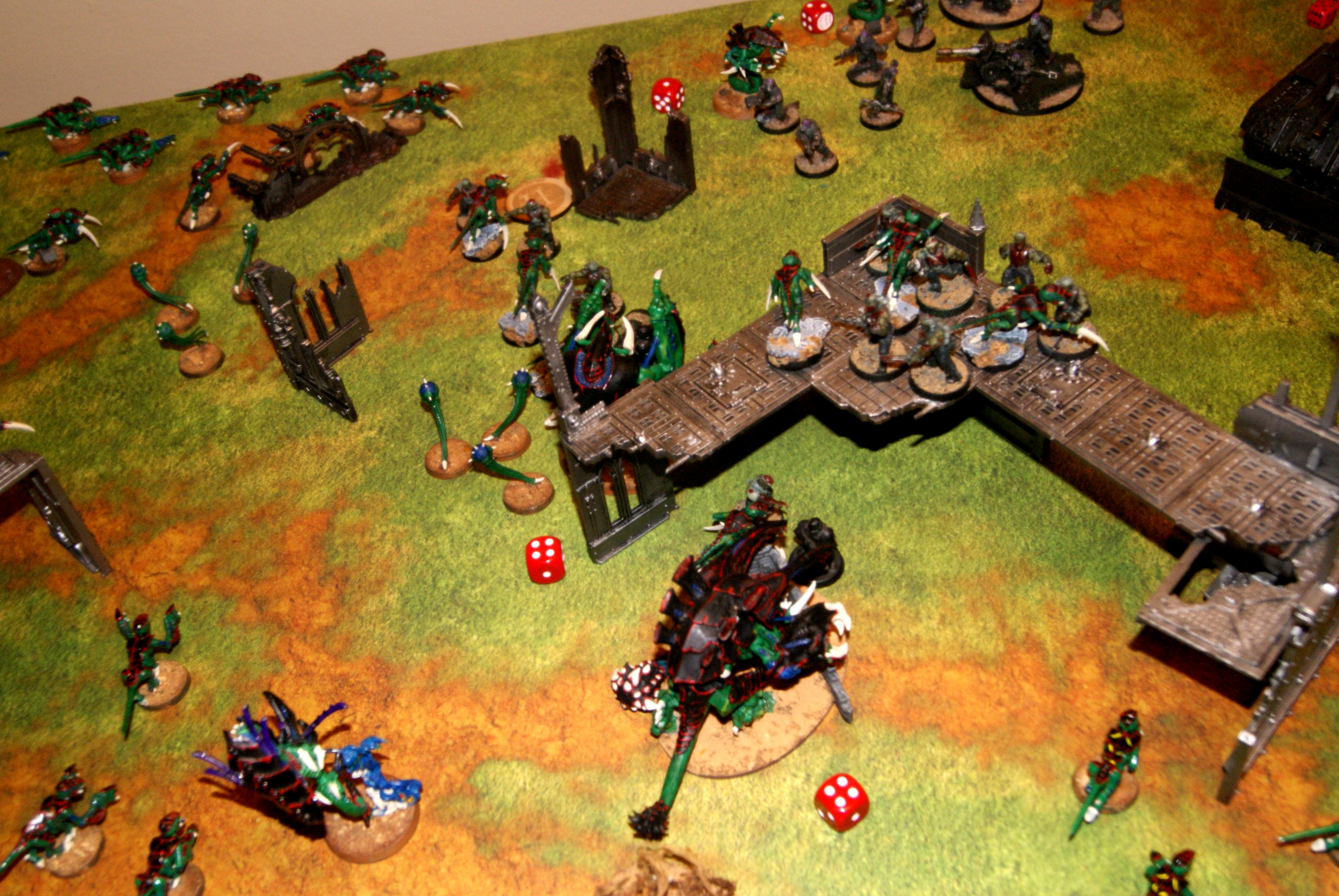 One zombie holds the fex