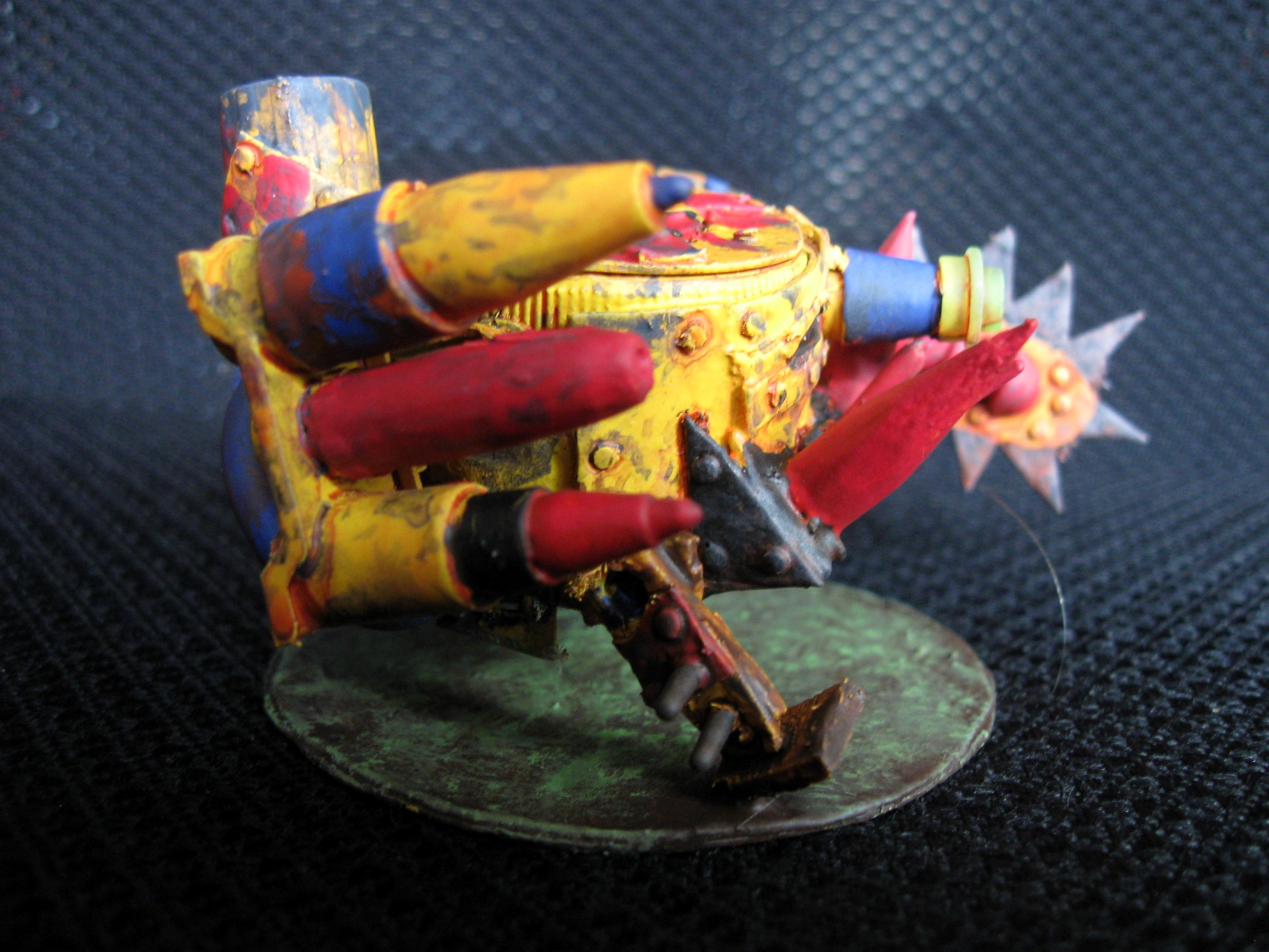 Bad Moons, Orks, Scratch Build, Warhammer 40,000, Yellow