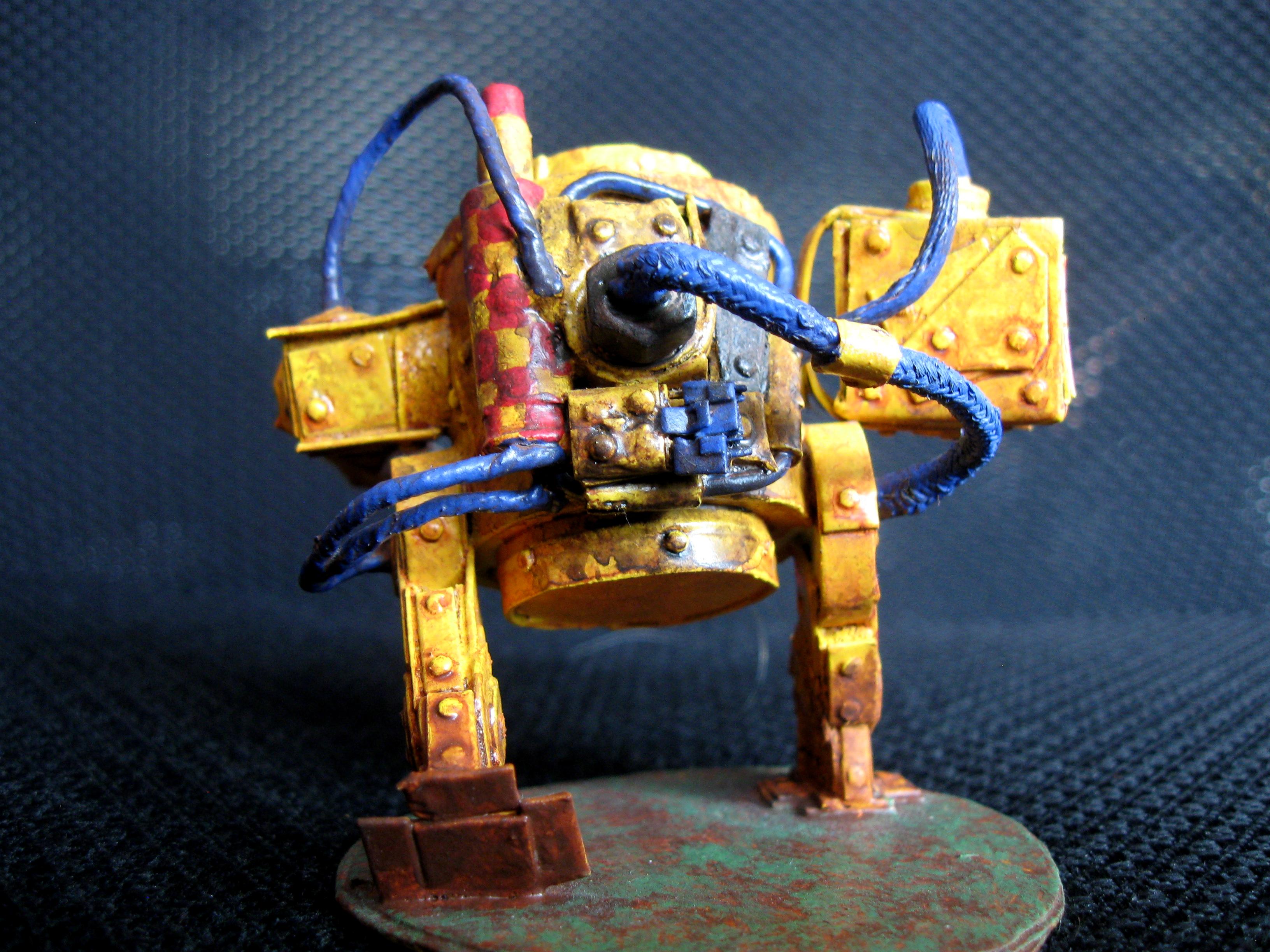 Bad Moons, Orks, Scratch Build, Warhammer 40,000, Yellow