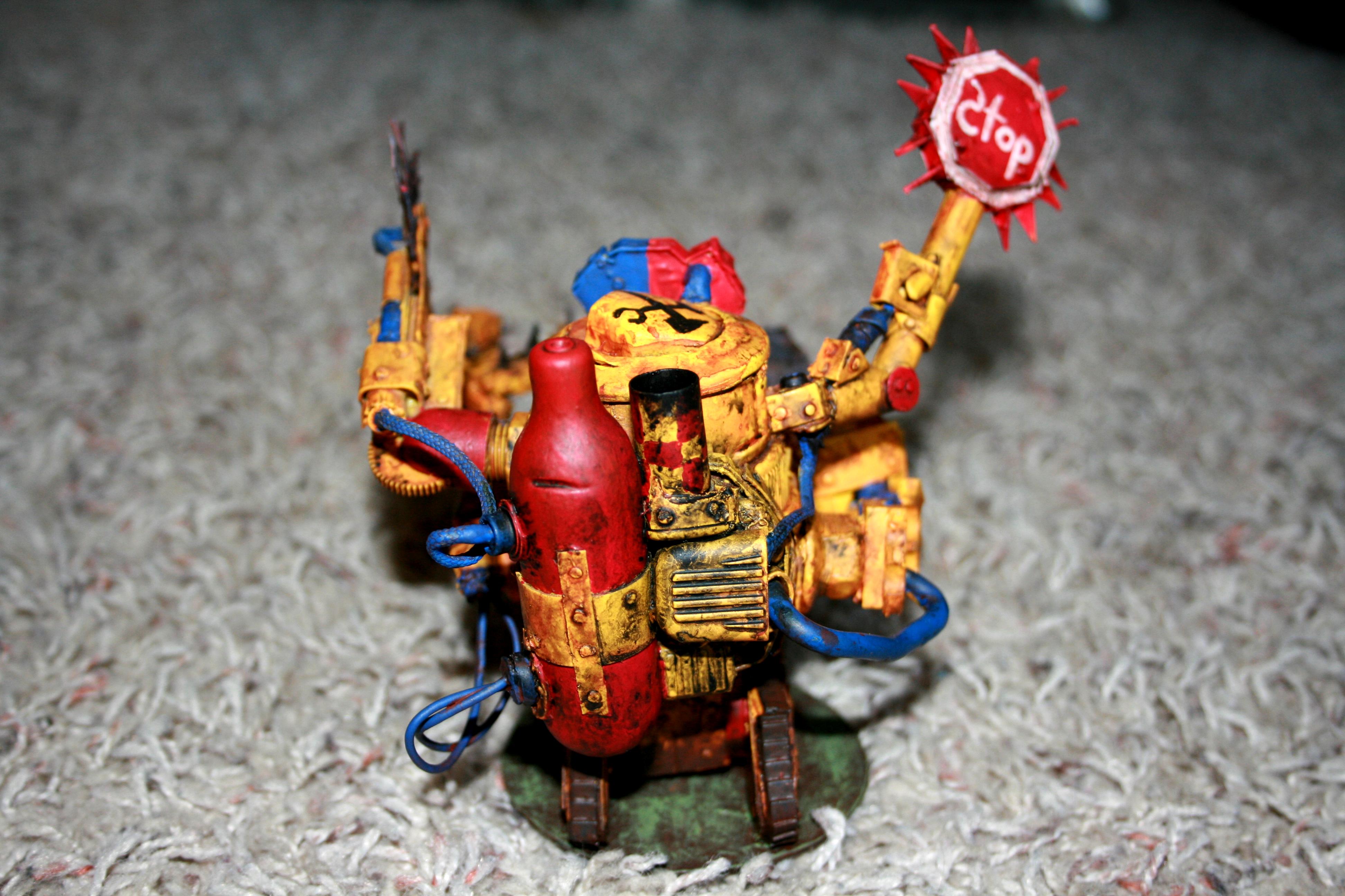 Bad Moons, Deff Dread, Orks, Scratch Build, Warhammer 40,000