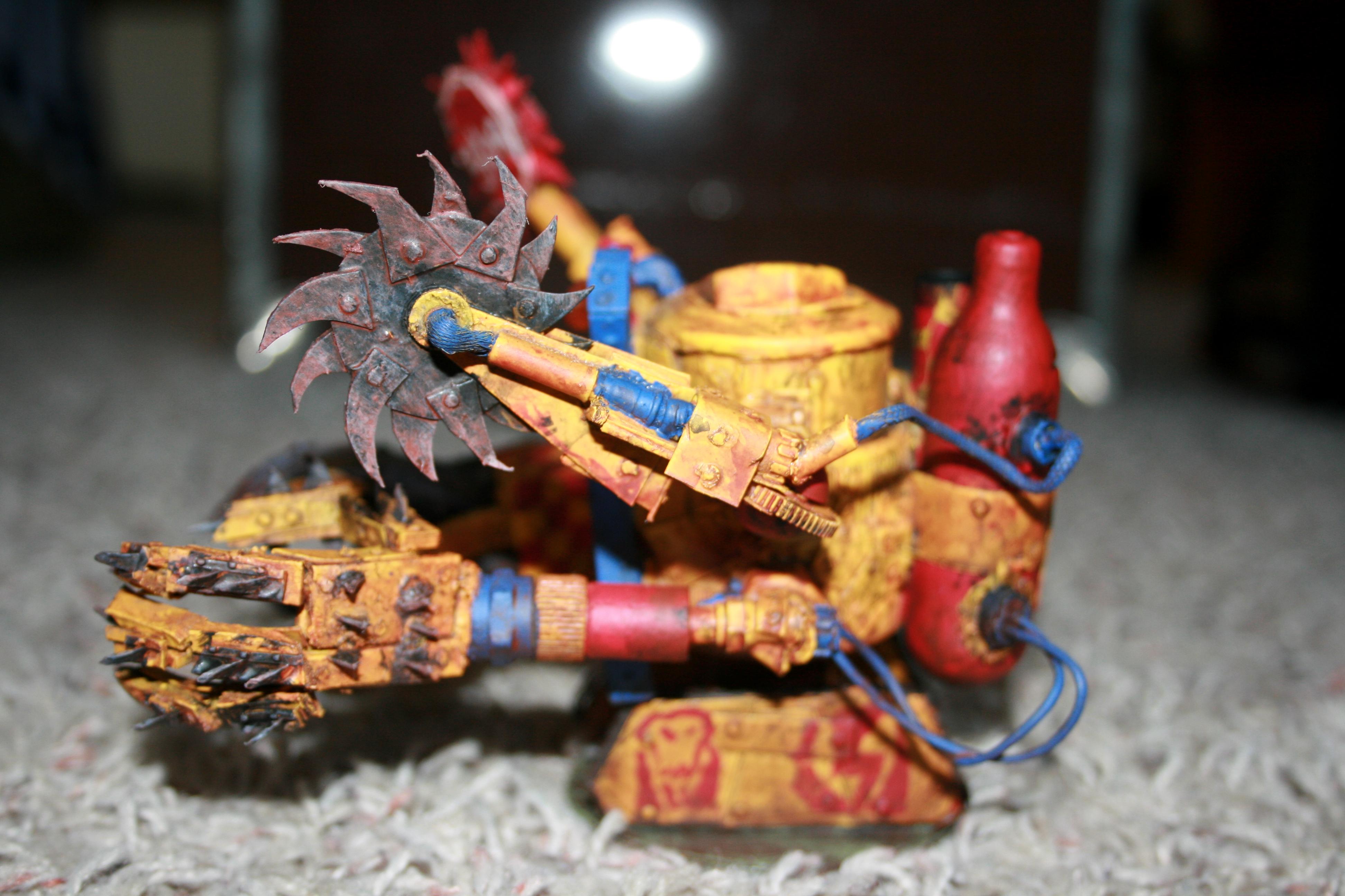 Bad Moons, Deff Dread, Orks, Scratch Build, Warhammer 40,000