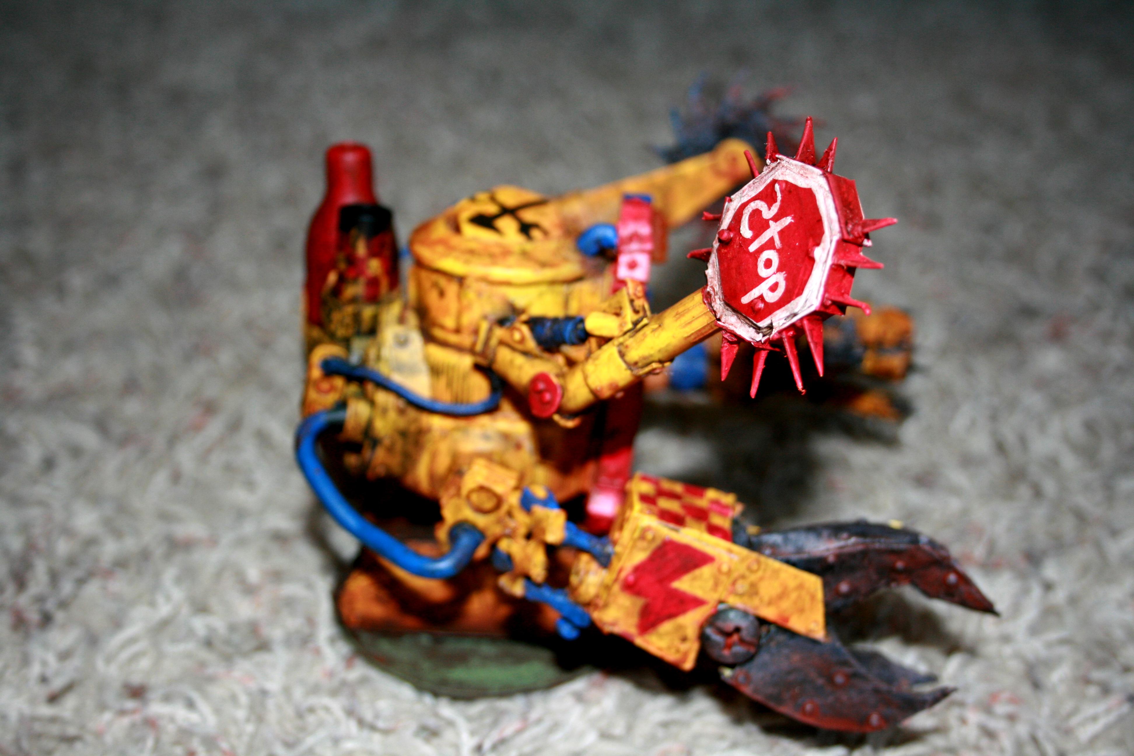 Bad Moons, Deff Dread, Orks, Scratch Build, Warhammer 40,000