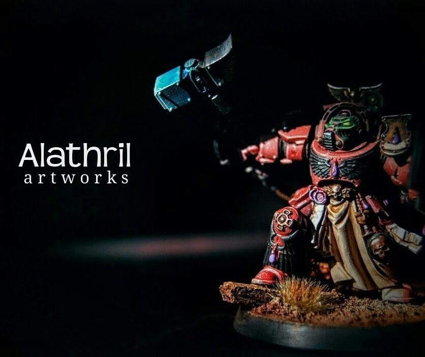 Airbrush, Angel, Blood, Blood Angels, Citadel, Propainted, Terminator Armor, Warhammer 40,000, Warhammer Fantasy