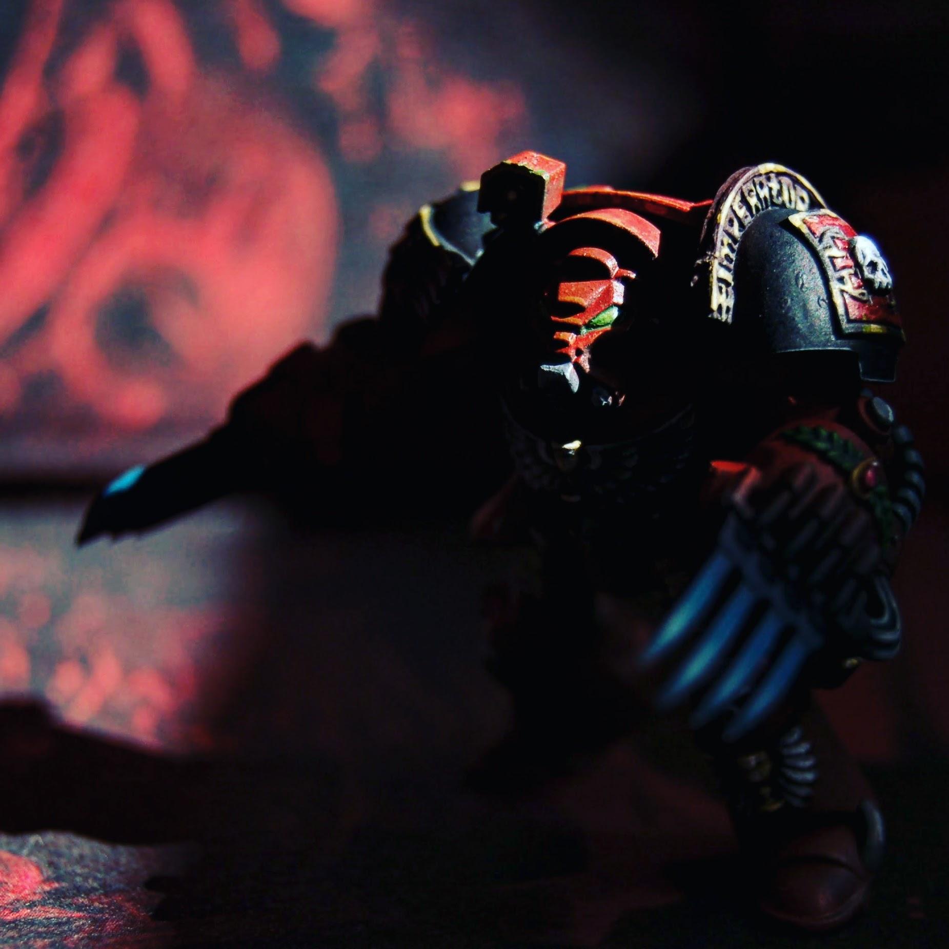 Airbrush, Angel, Blood, Blood Angels, Citadel, Propainted, Terminator Armor, Warhammer 40,000, Warhammer Fantasy