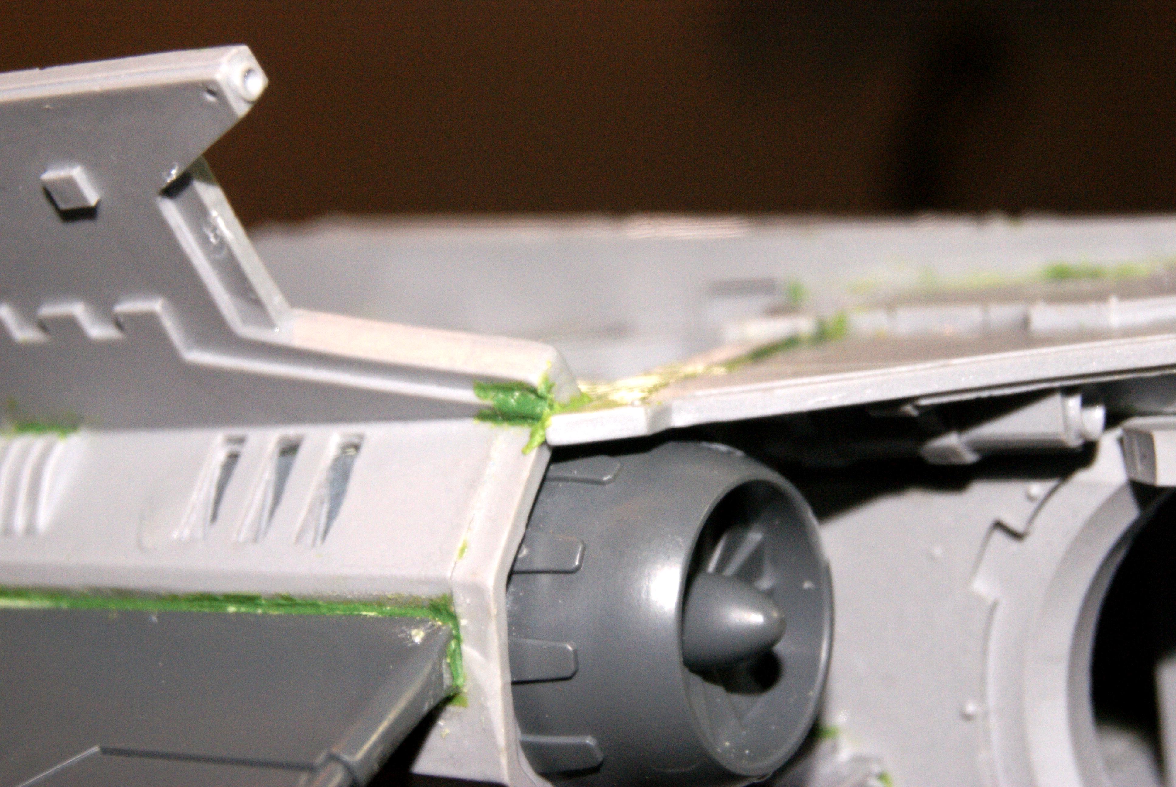 Lining up the wing support