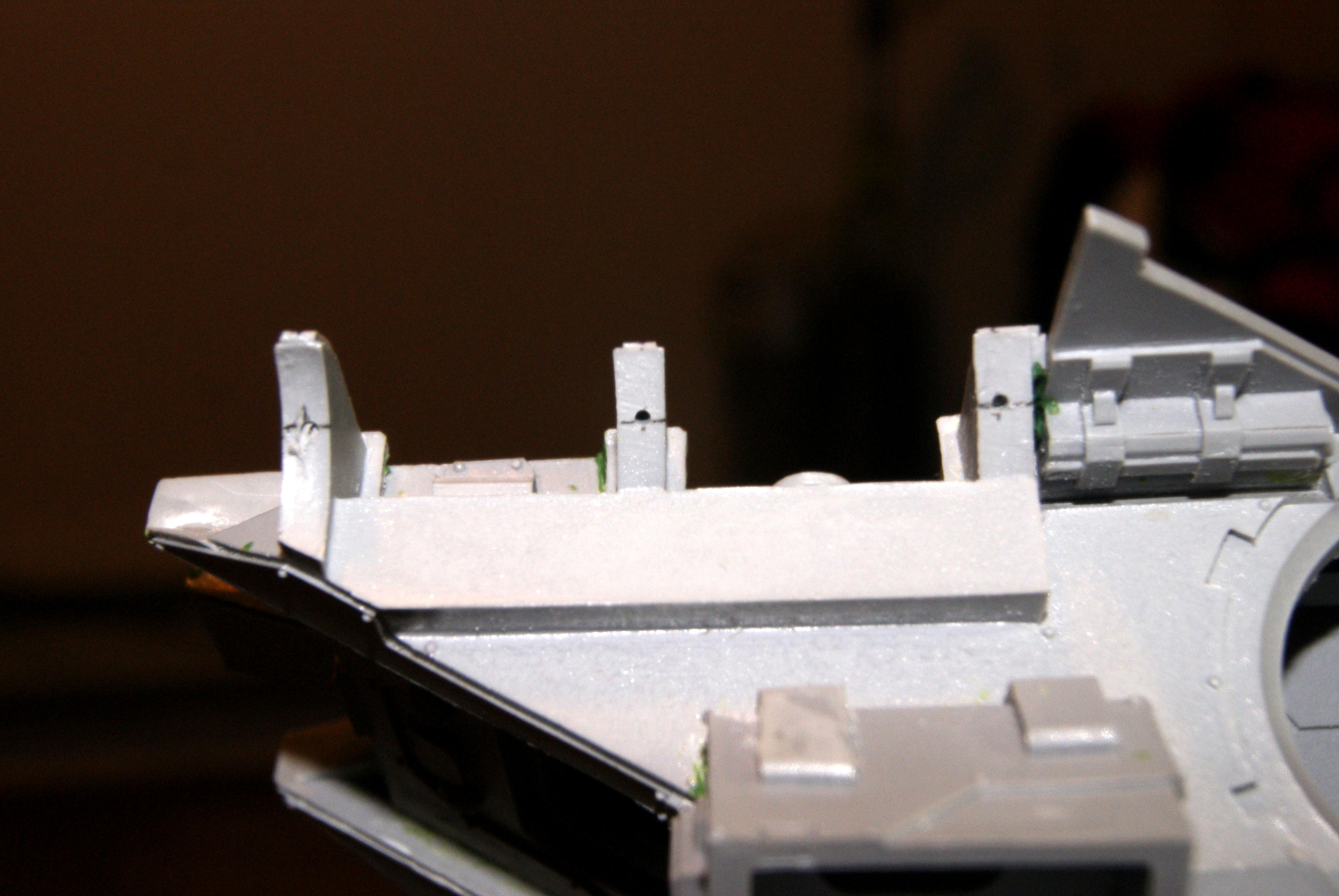 Counter pinning holes
