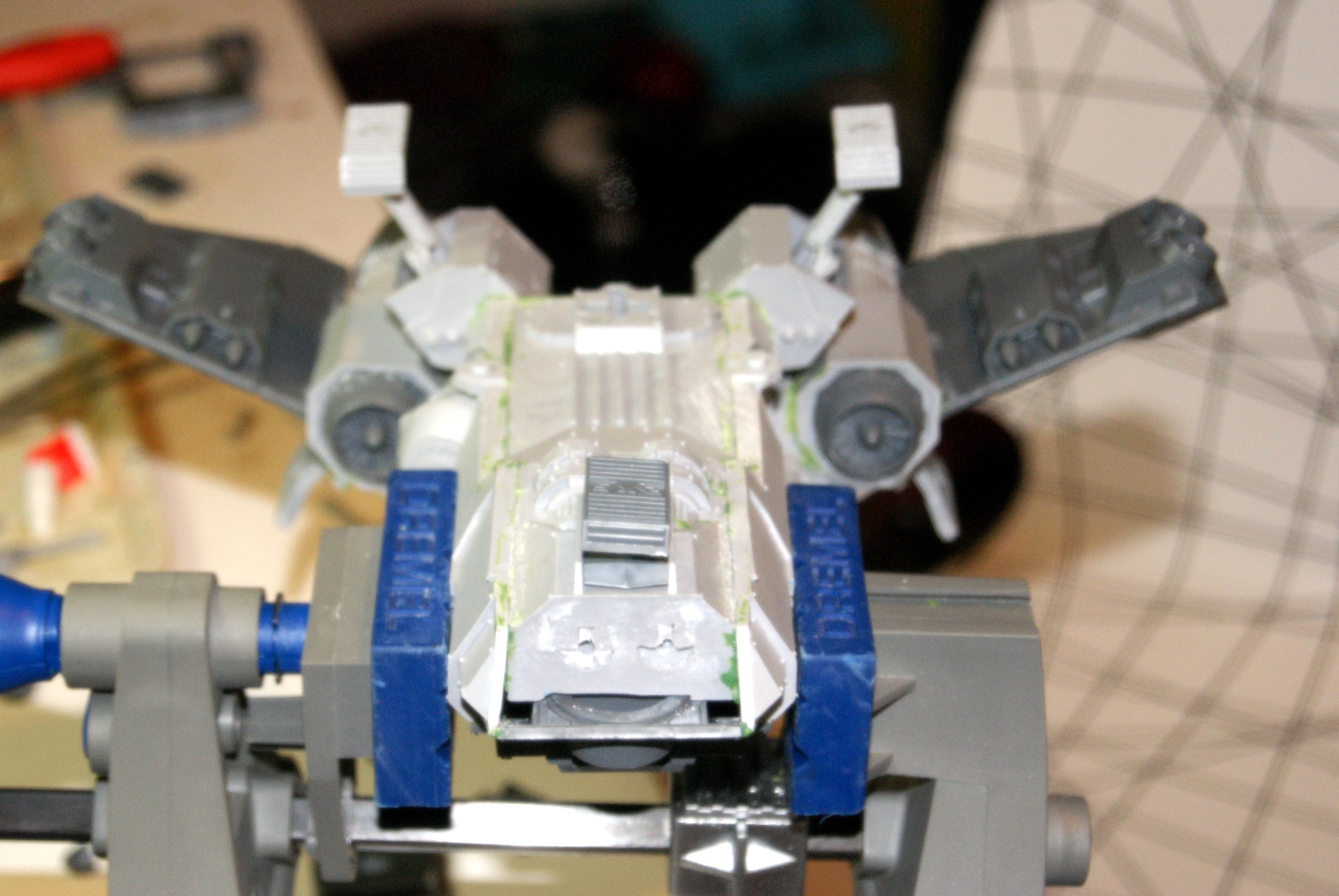 Landing gear down front