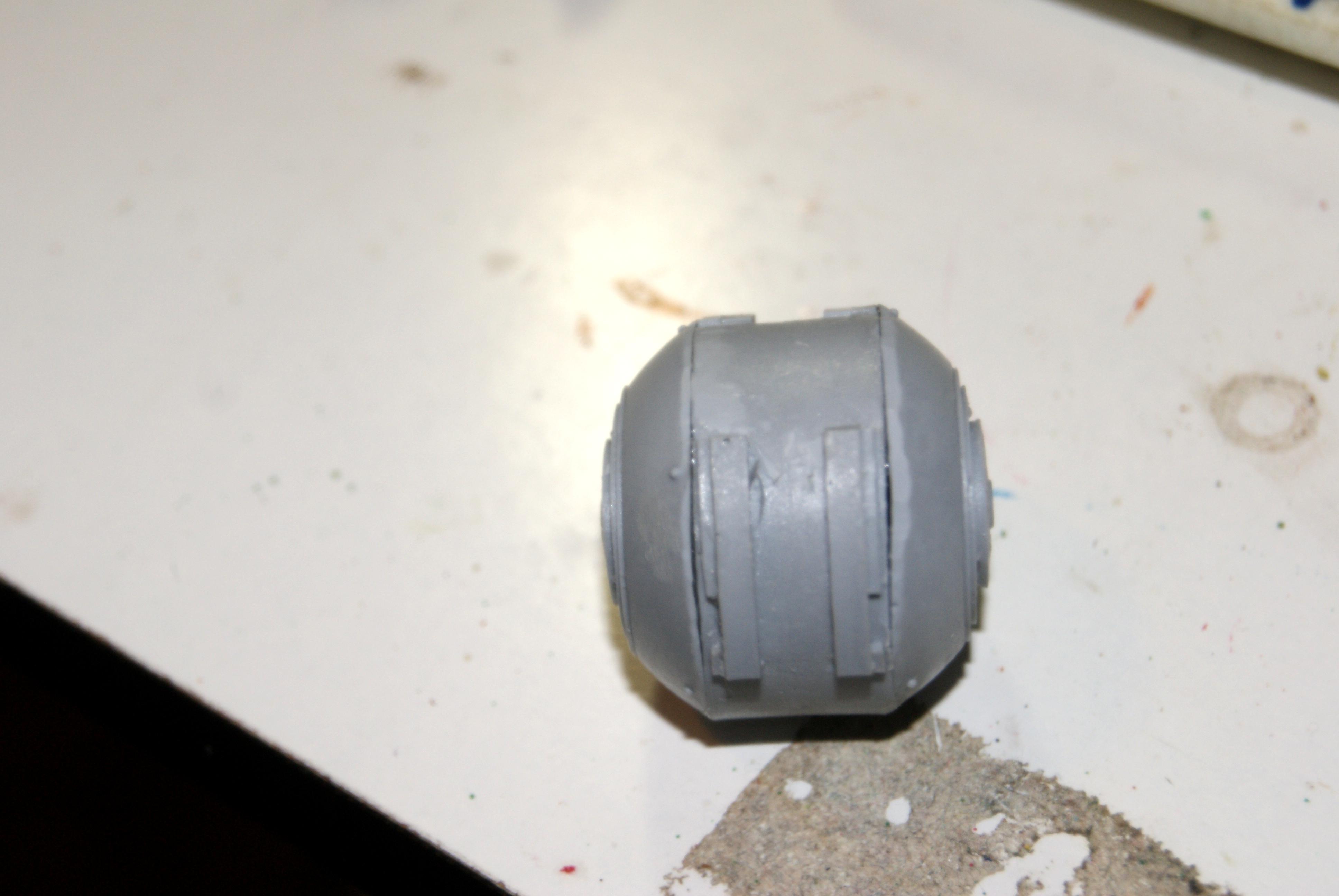 A ball turret together...with gaps