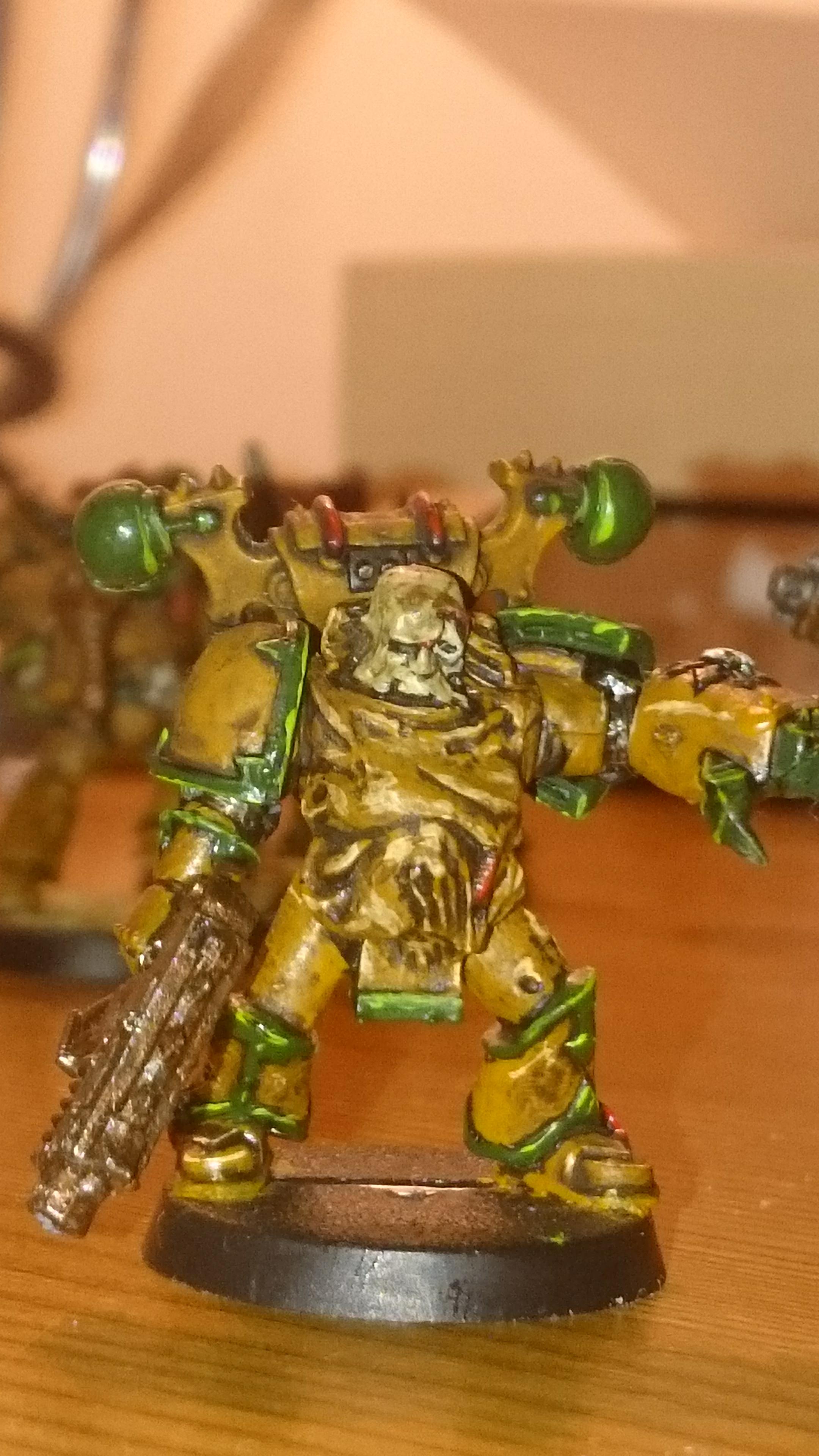 Aspiring Champion, Nurgle, Plague Marines, Power Fist